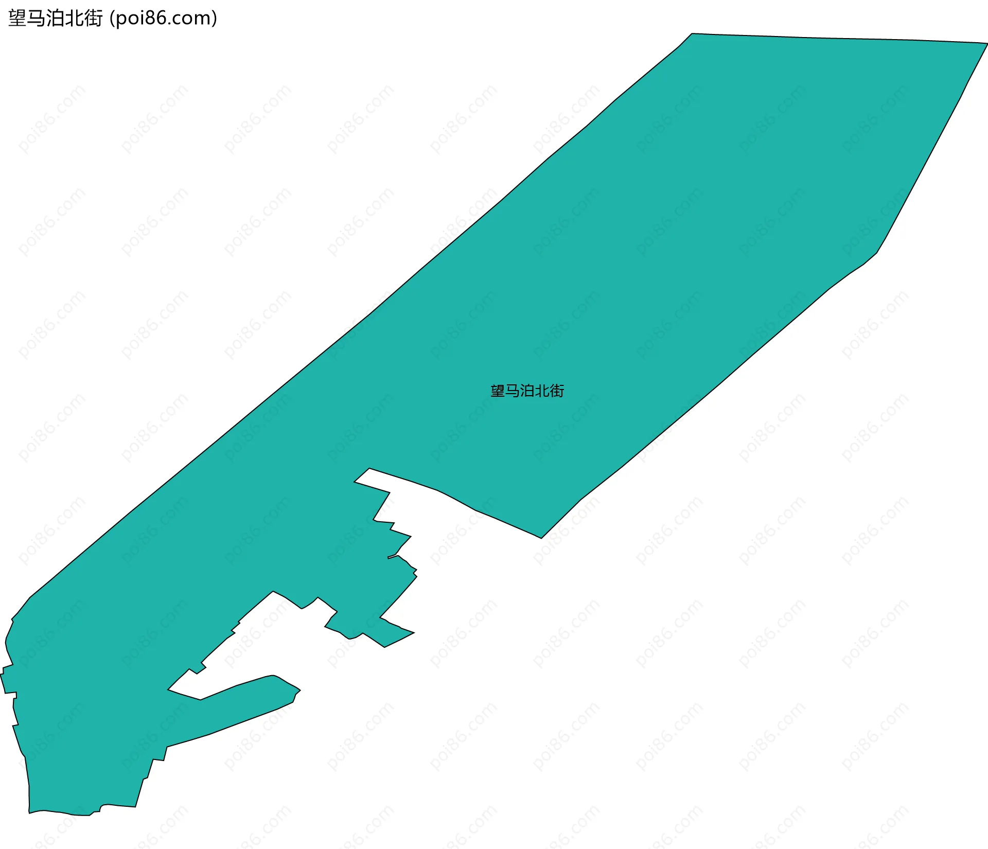望马泊北街边界地图