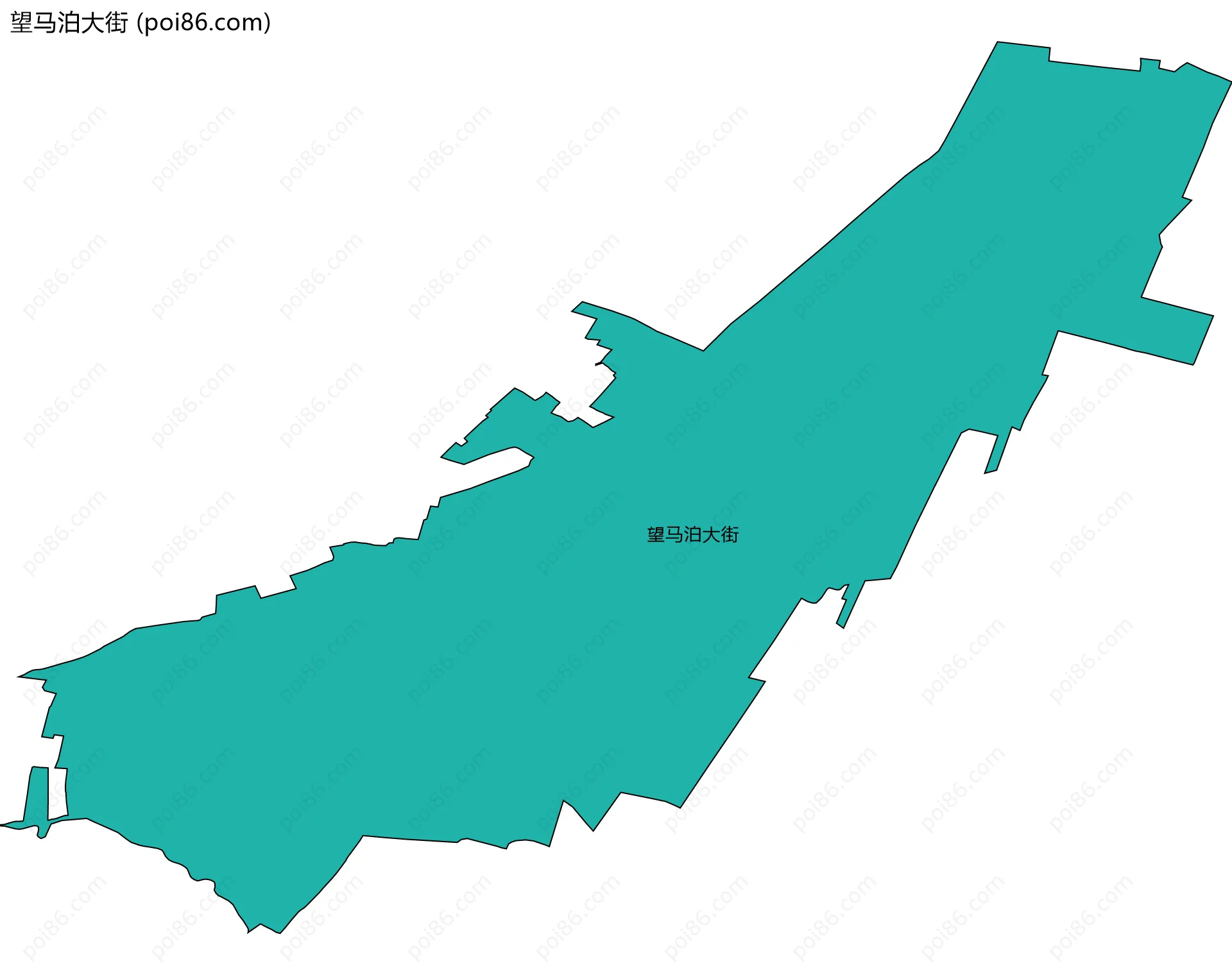 望马泊大街边界地图