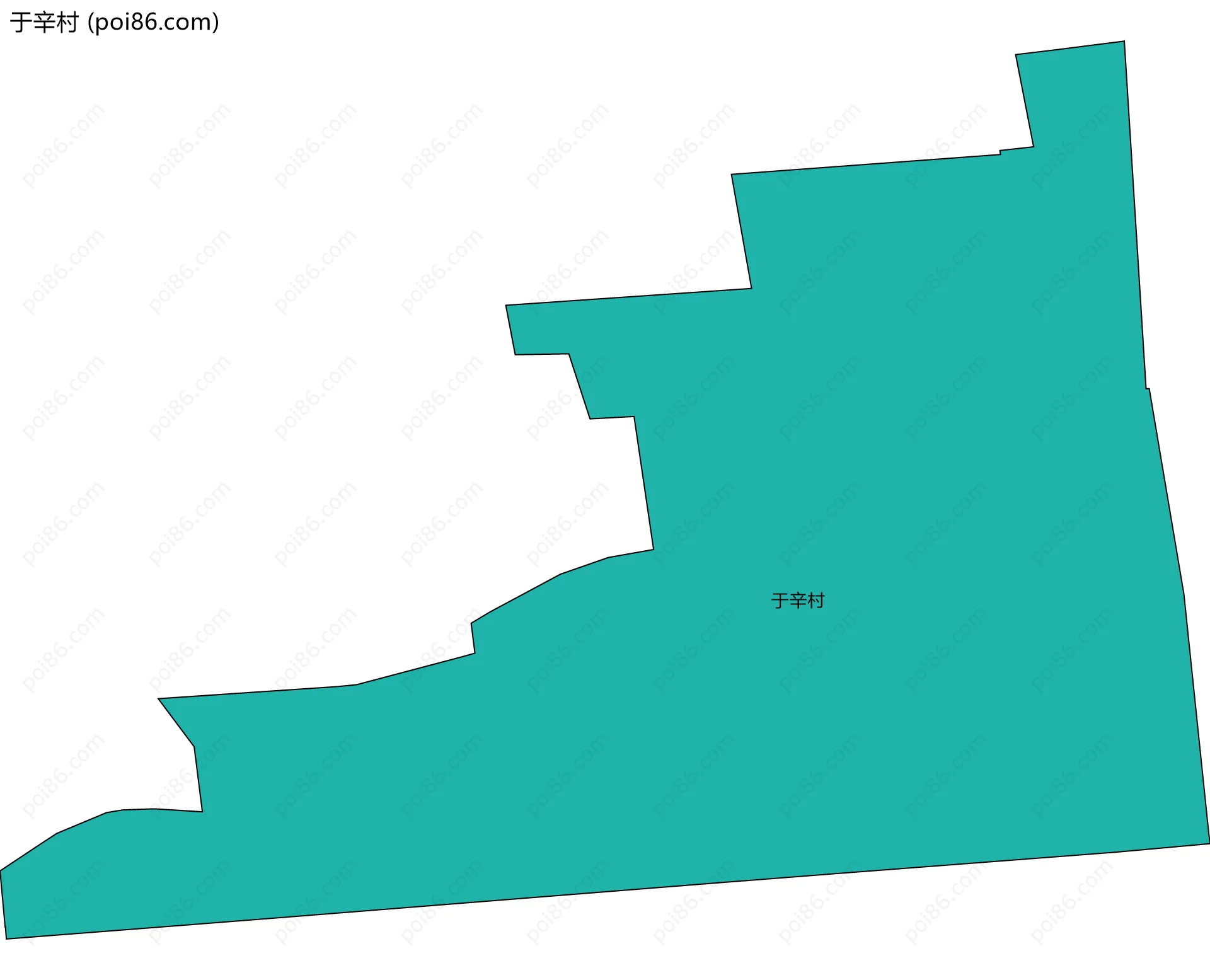 于辛村边界地图