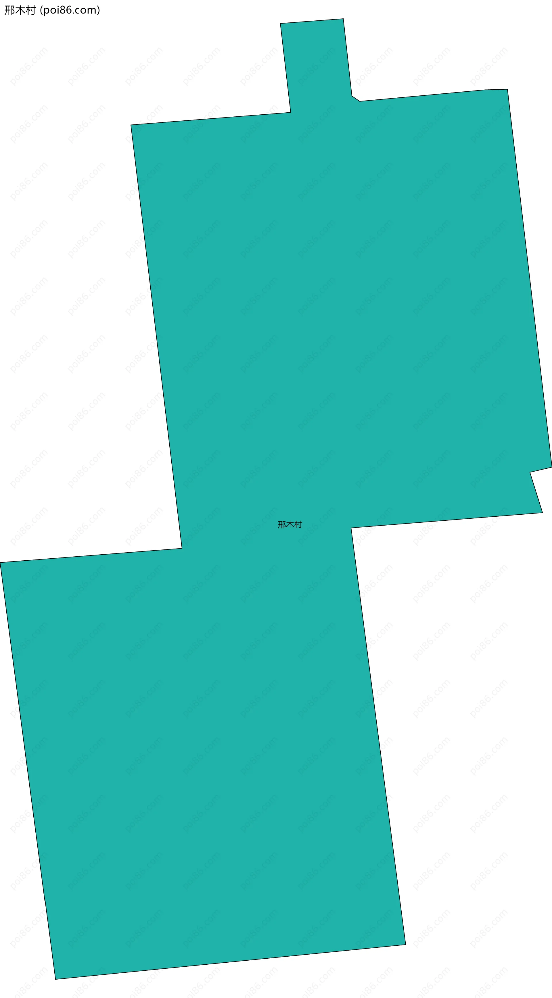 邢木村边界地图