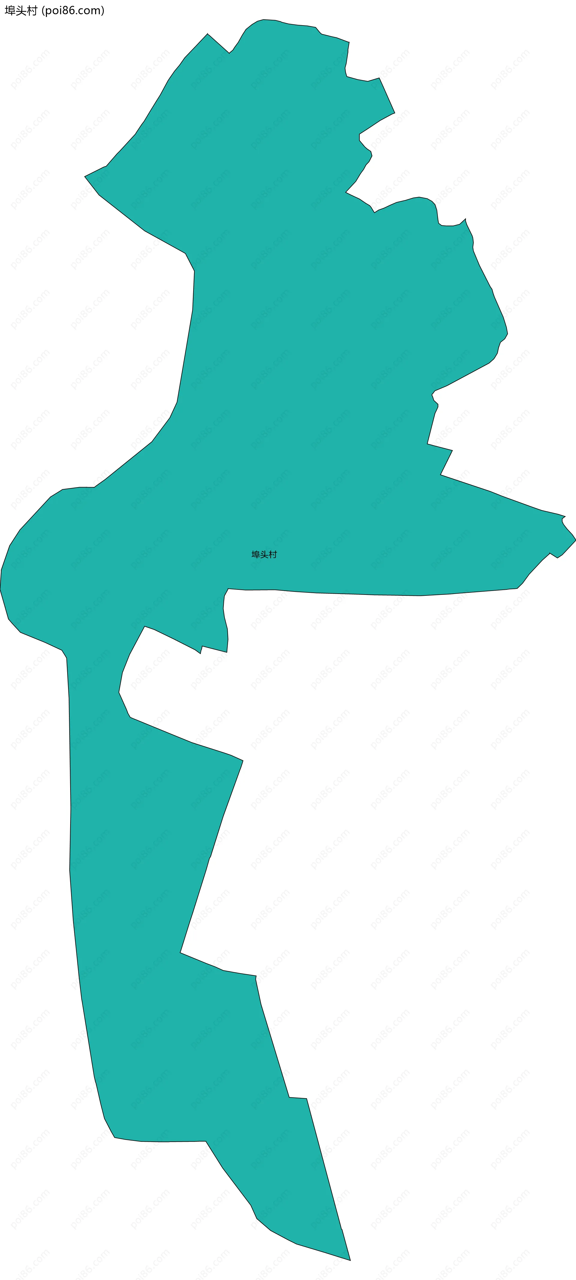 埠头村边界地图