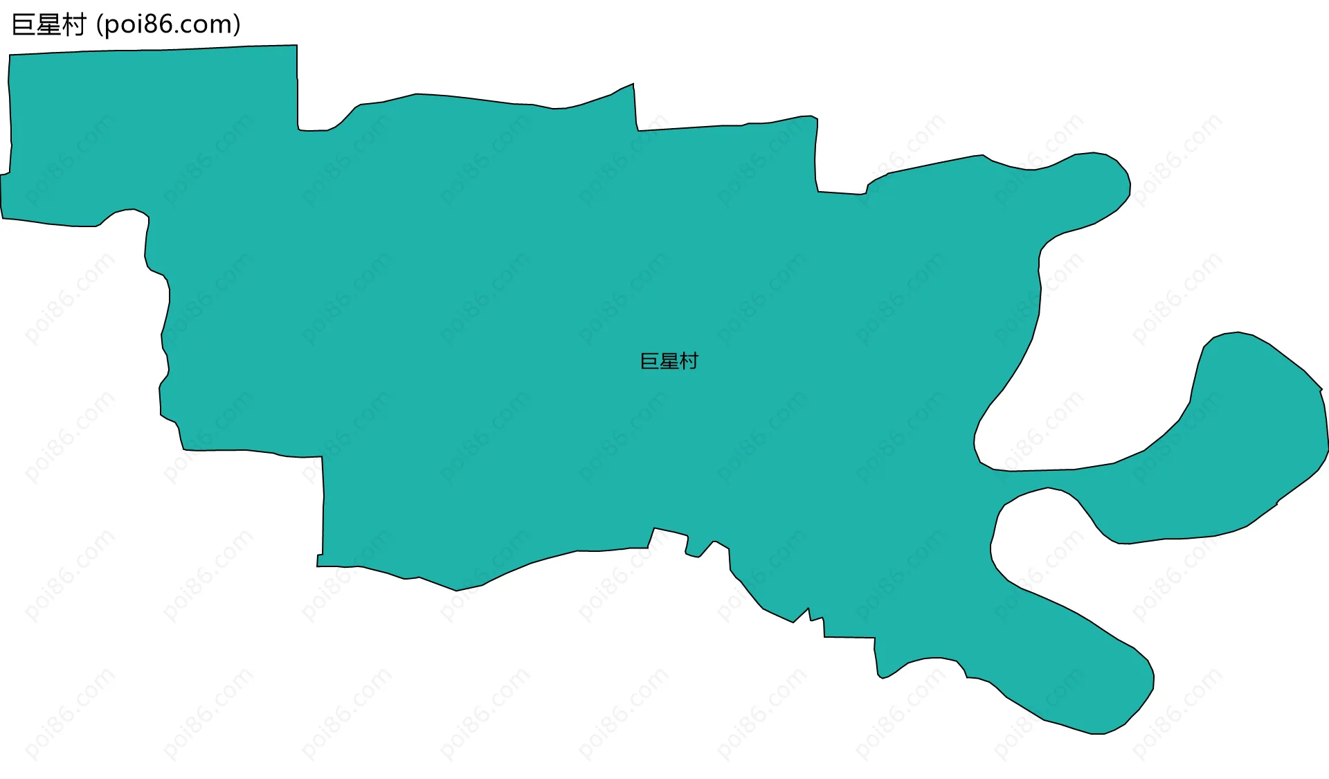 巨星村边界地图