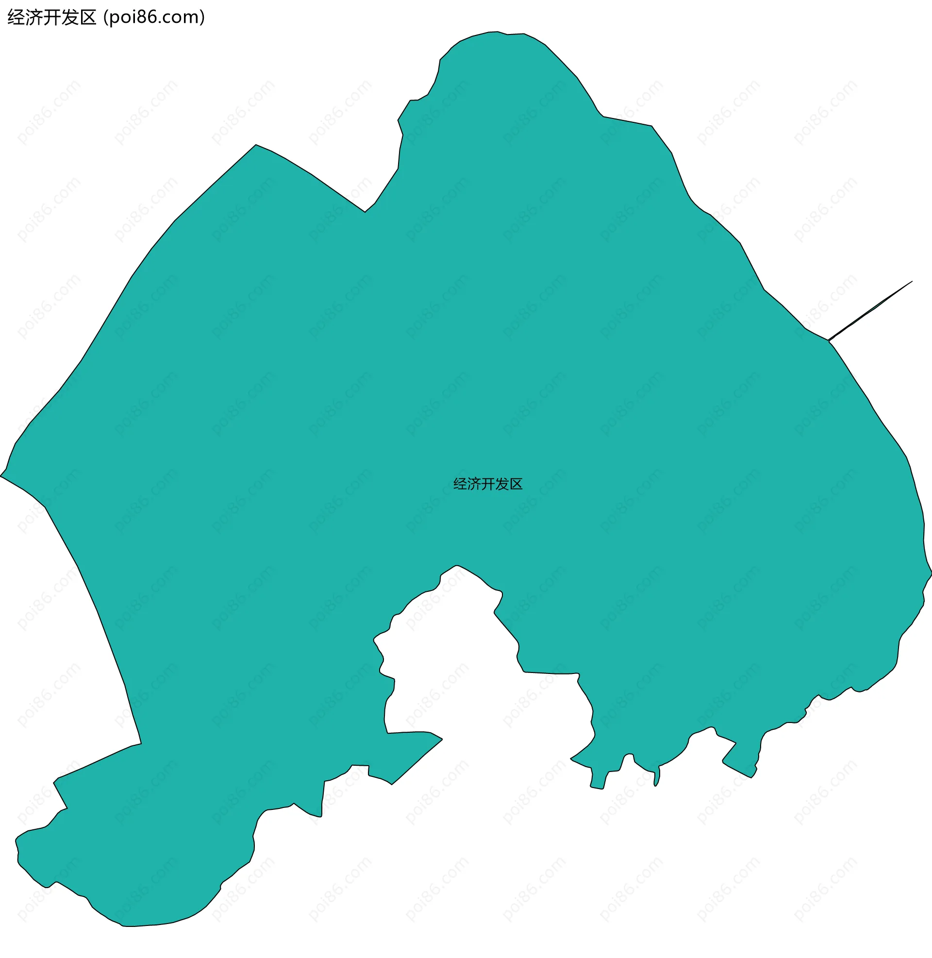 经济开发区边界地图