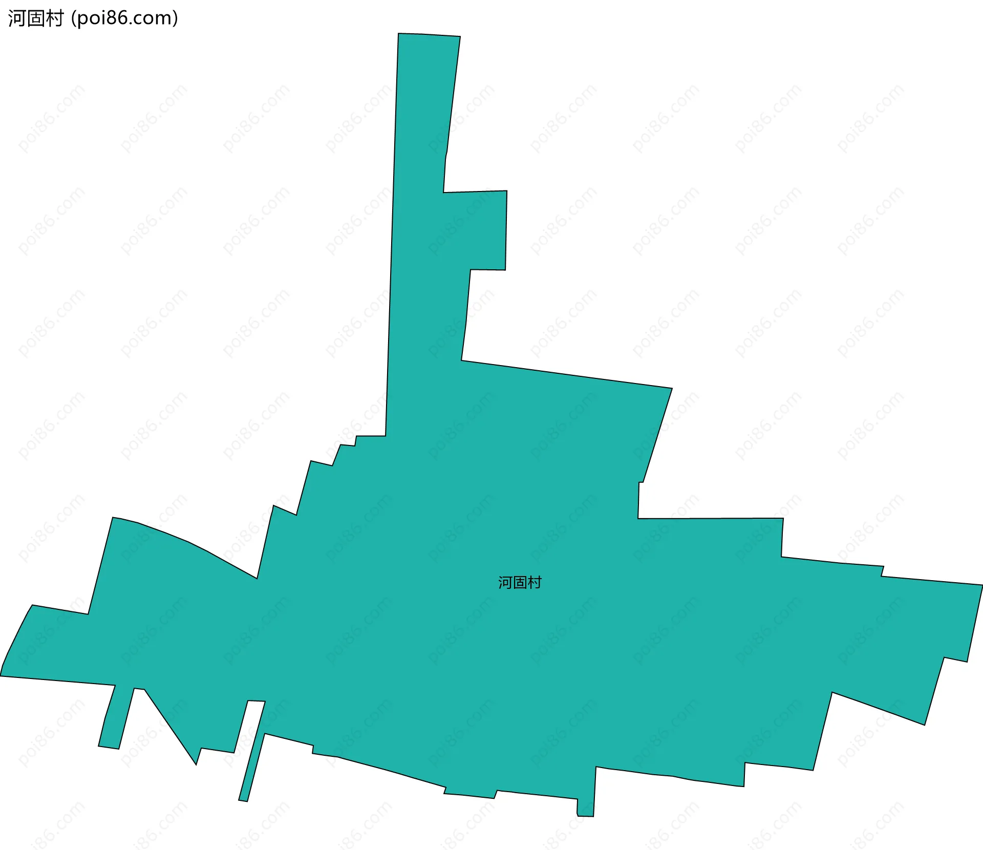 河固村边界地图