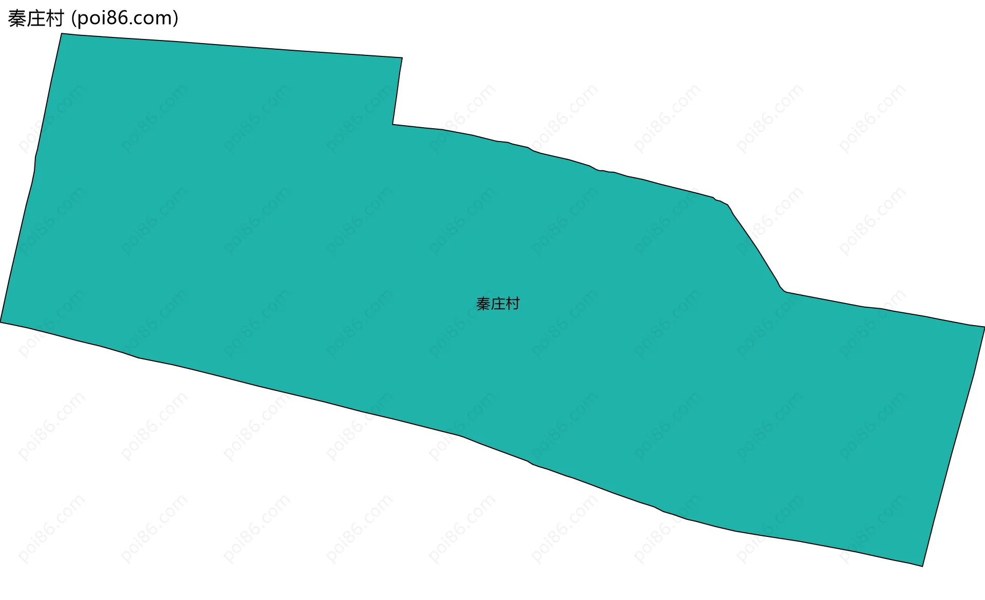 秦庄村边界地图