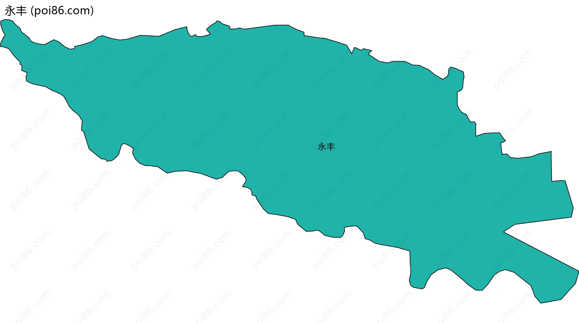 永丰边界地图