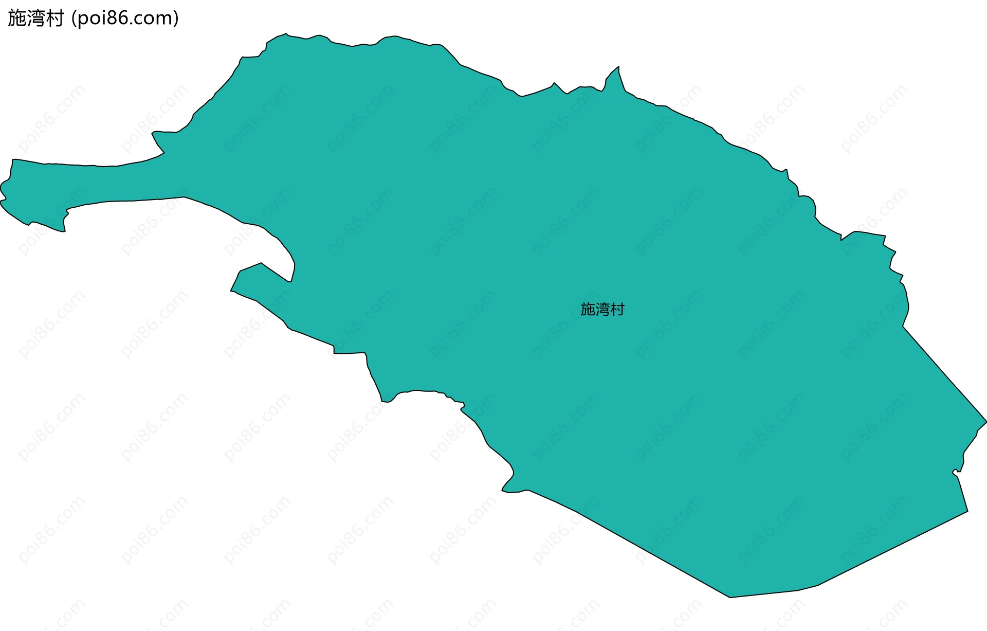 施湾村边界地图