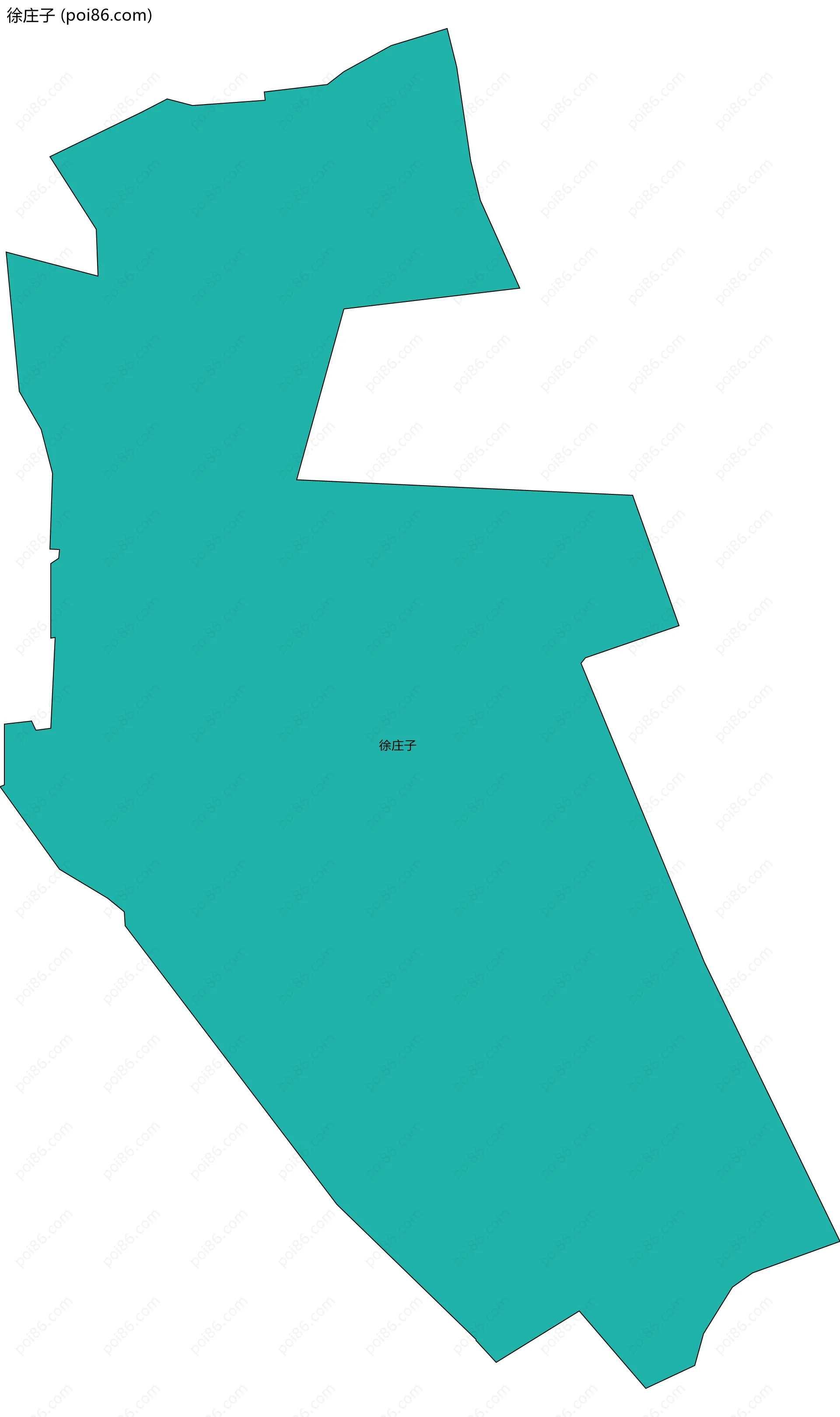 徐庄子边界地图