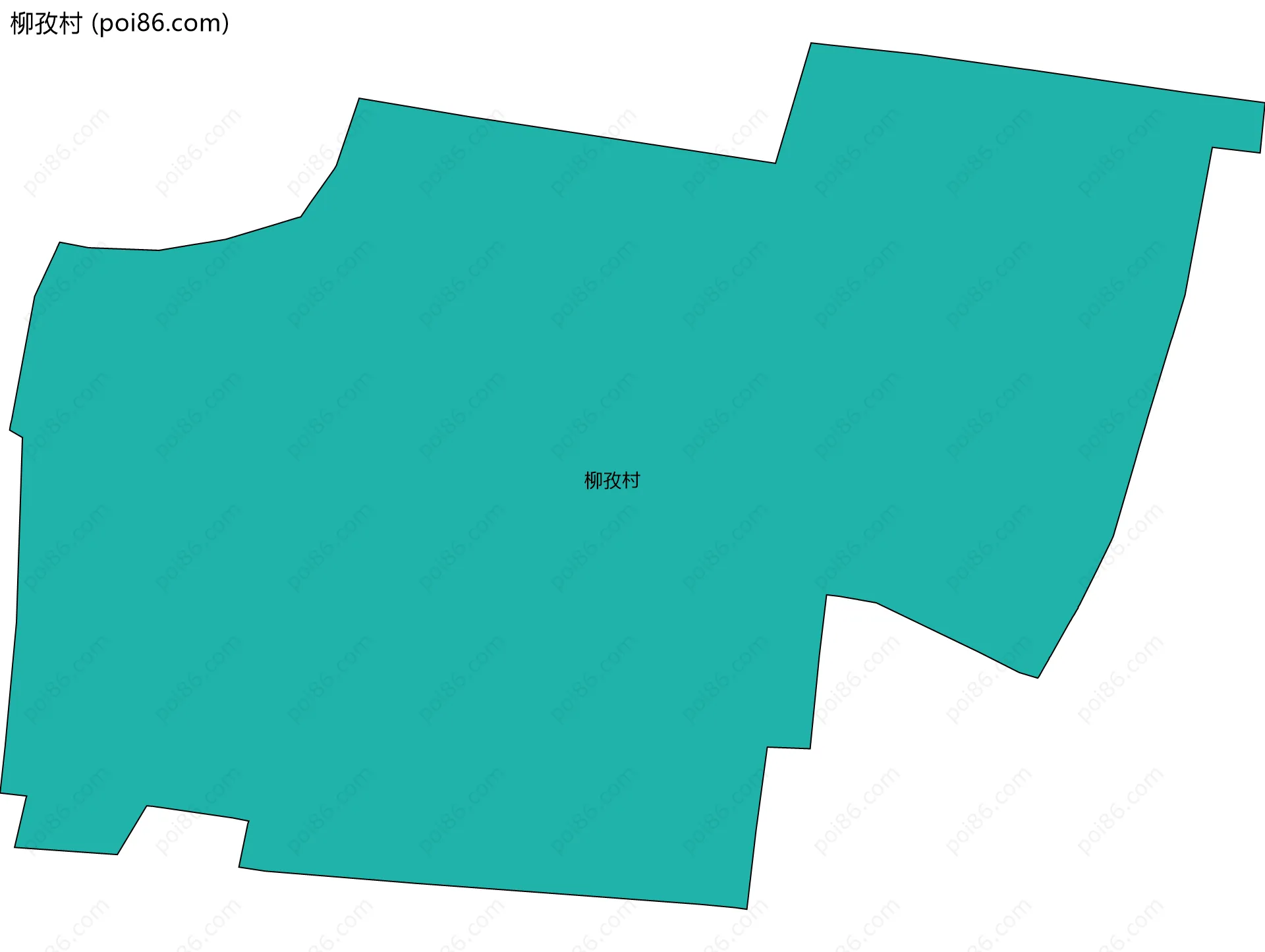 柳孜村边界地图
