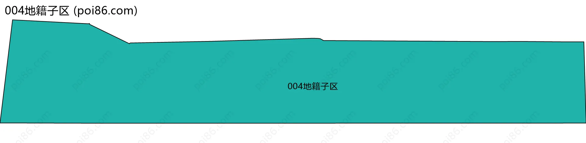 004地籍子区边界地图