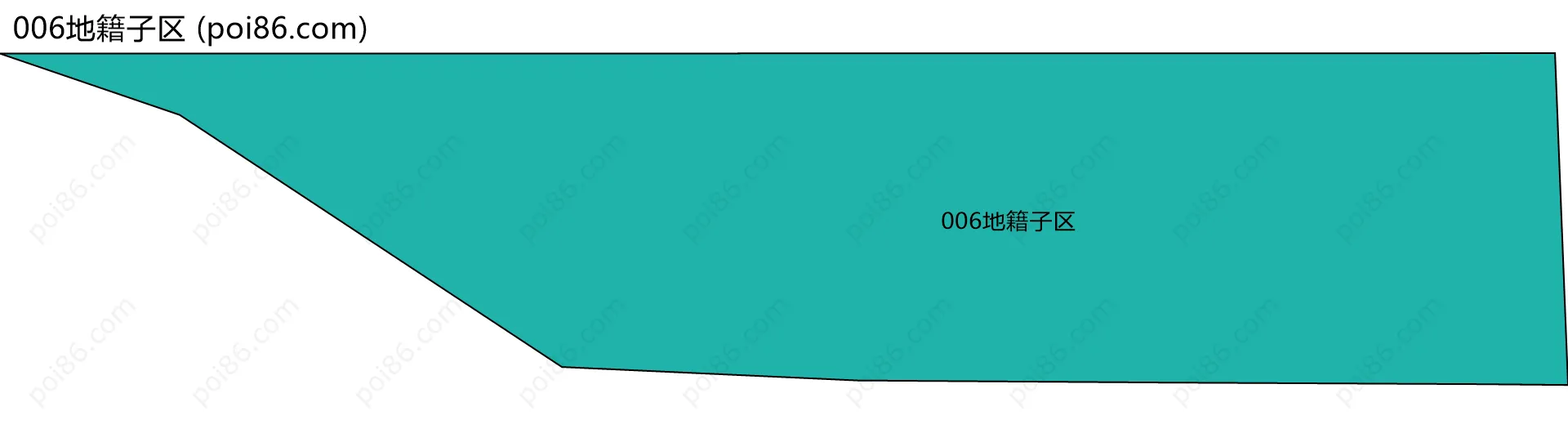 006地籍子区边界地图