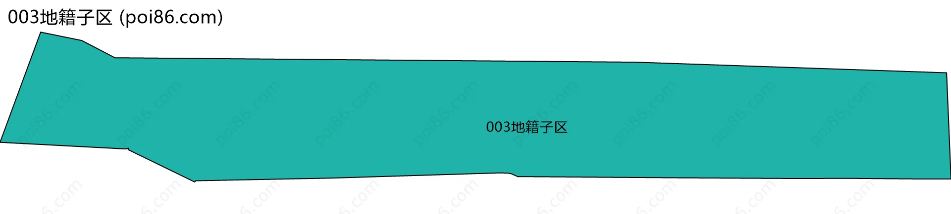 003地籍子区边界地图
