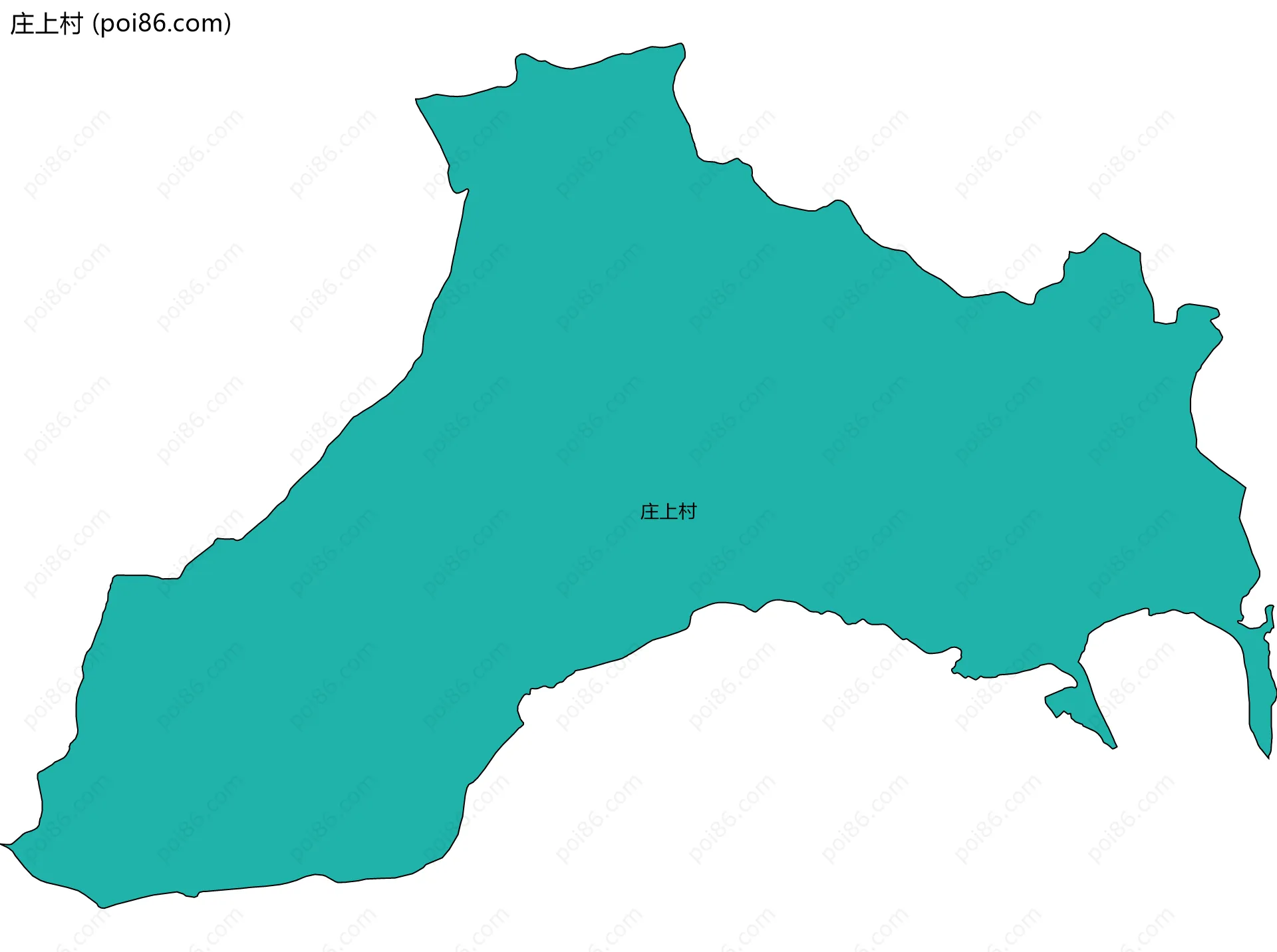 庄上村边界地图