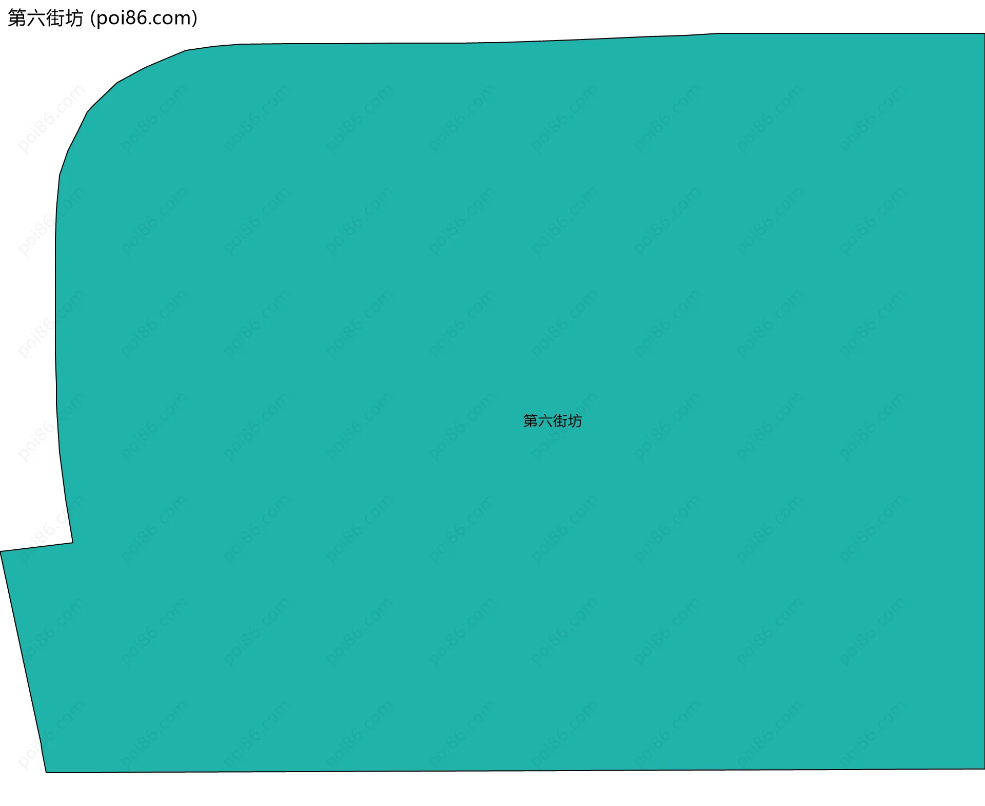 第六街坊边界地图