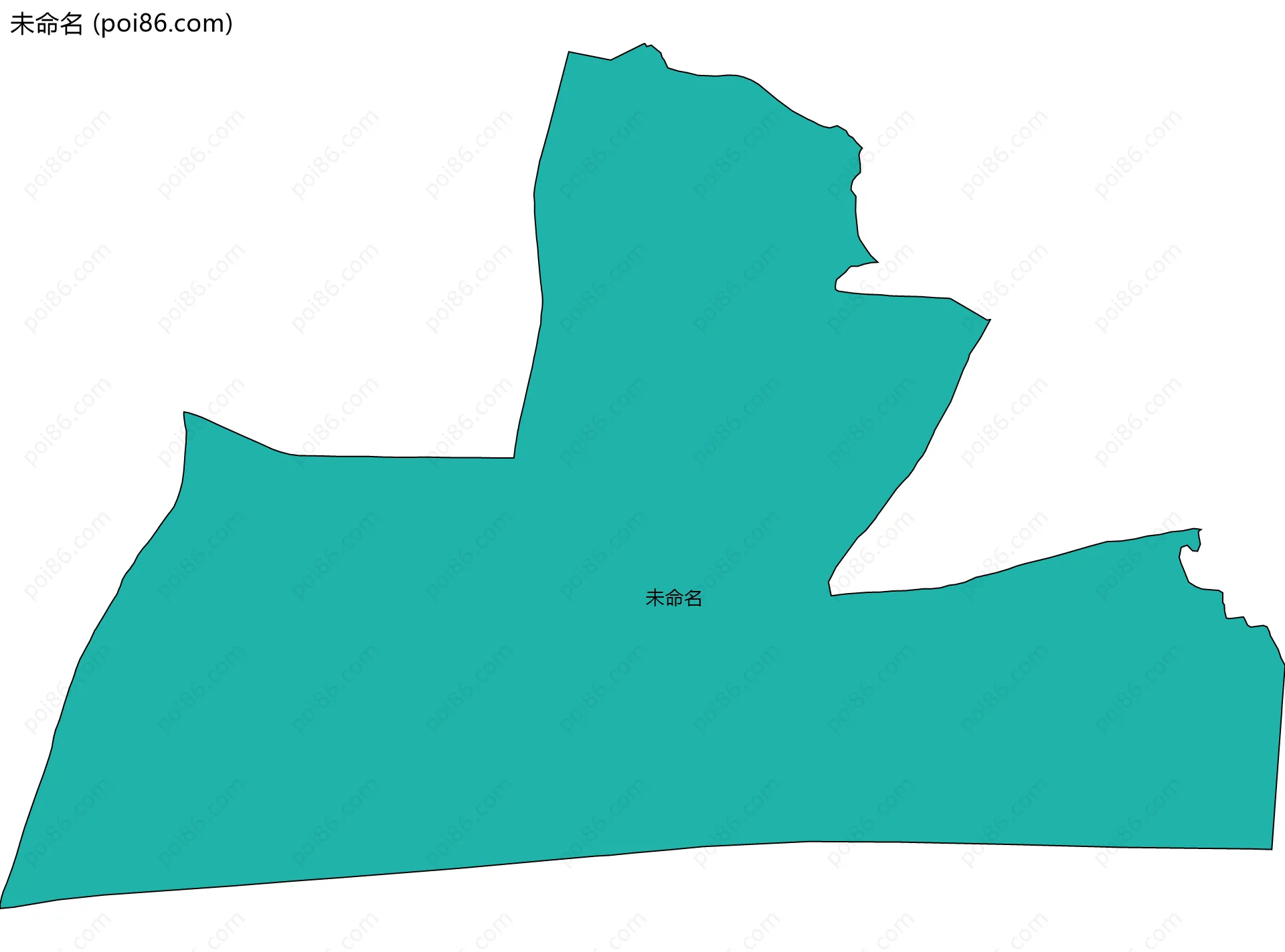 未命名边界地图