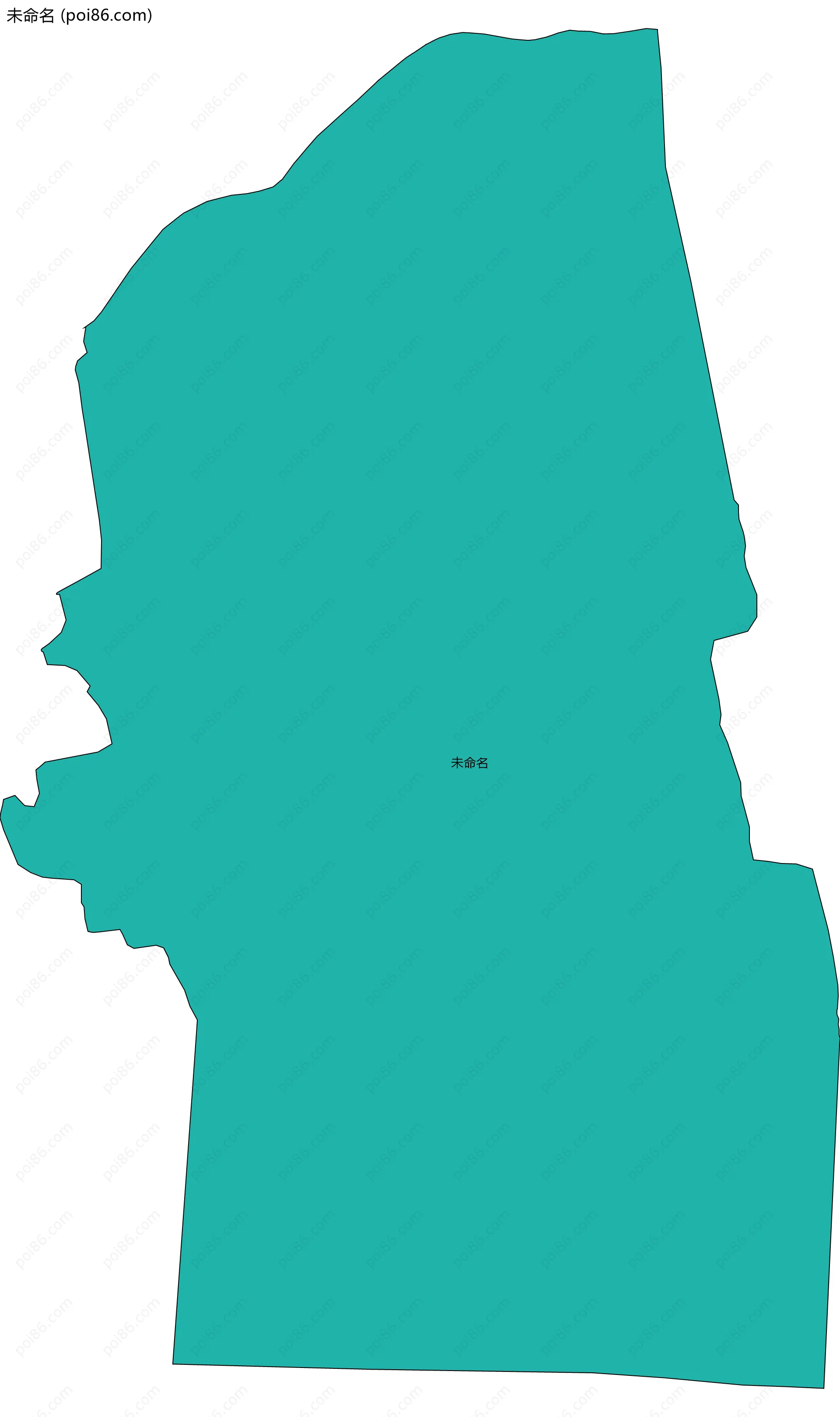 未命名边界地图