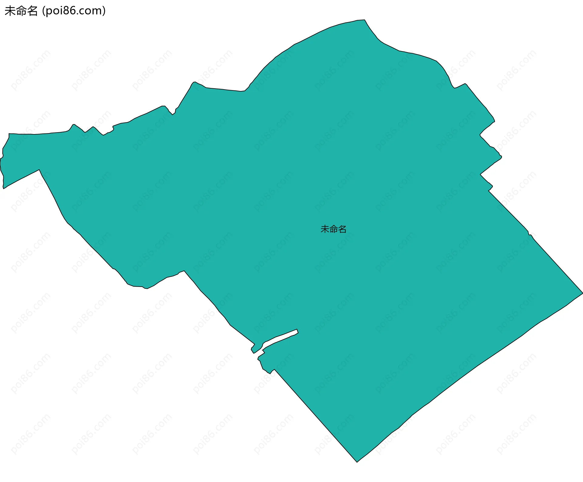 未命名边界地图