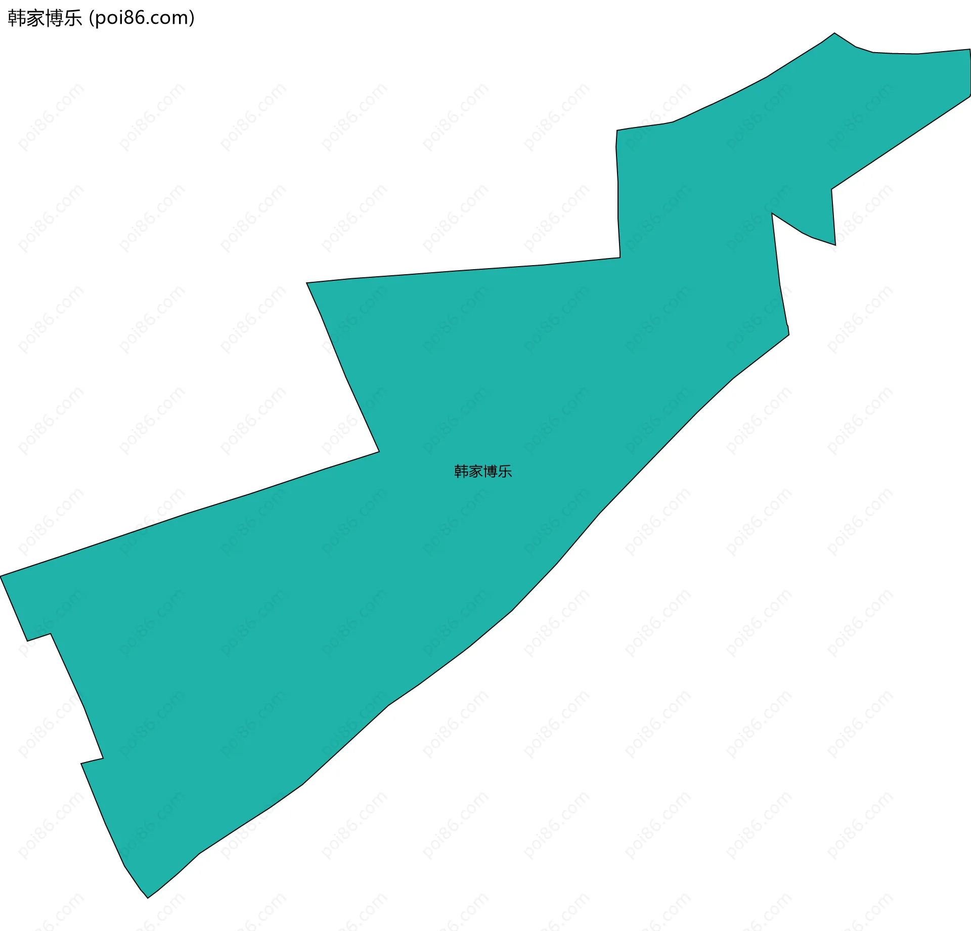 韩家博乐边界地图