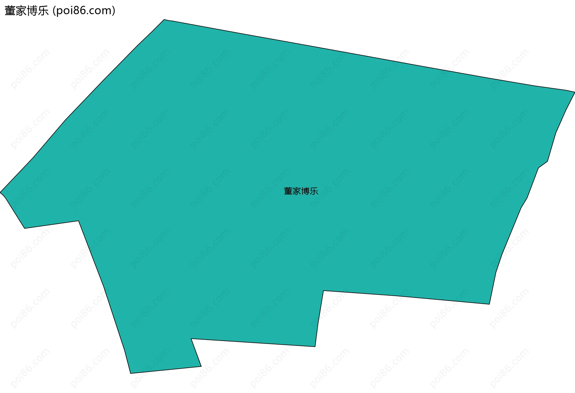 董家博乐边界地图