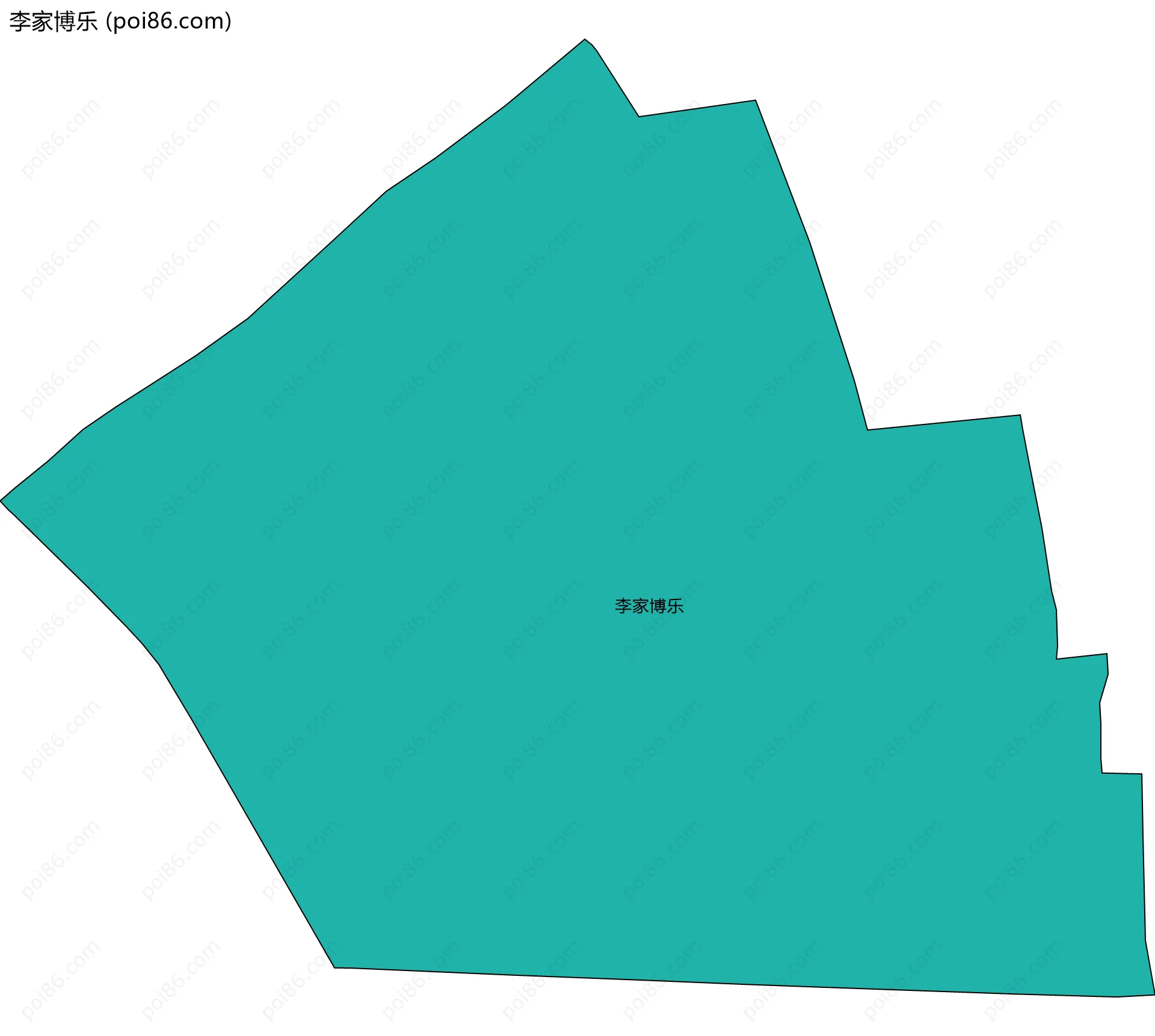 李家博乐边界地图