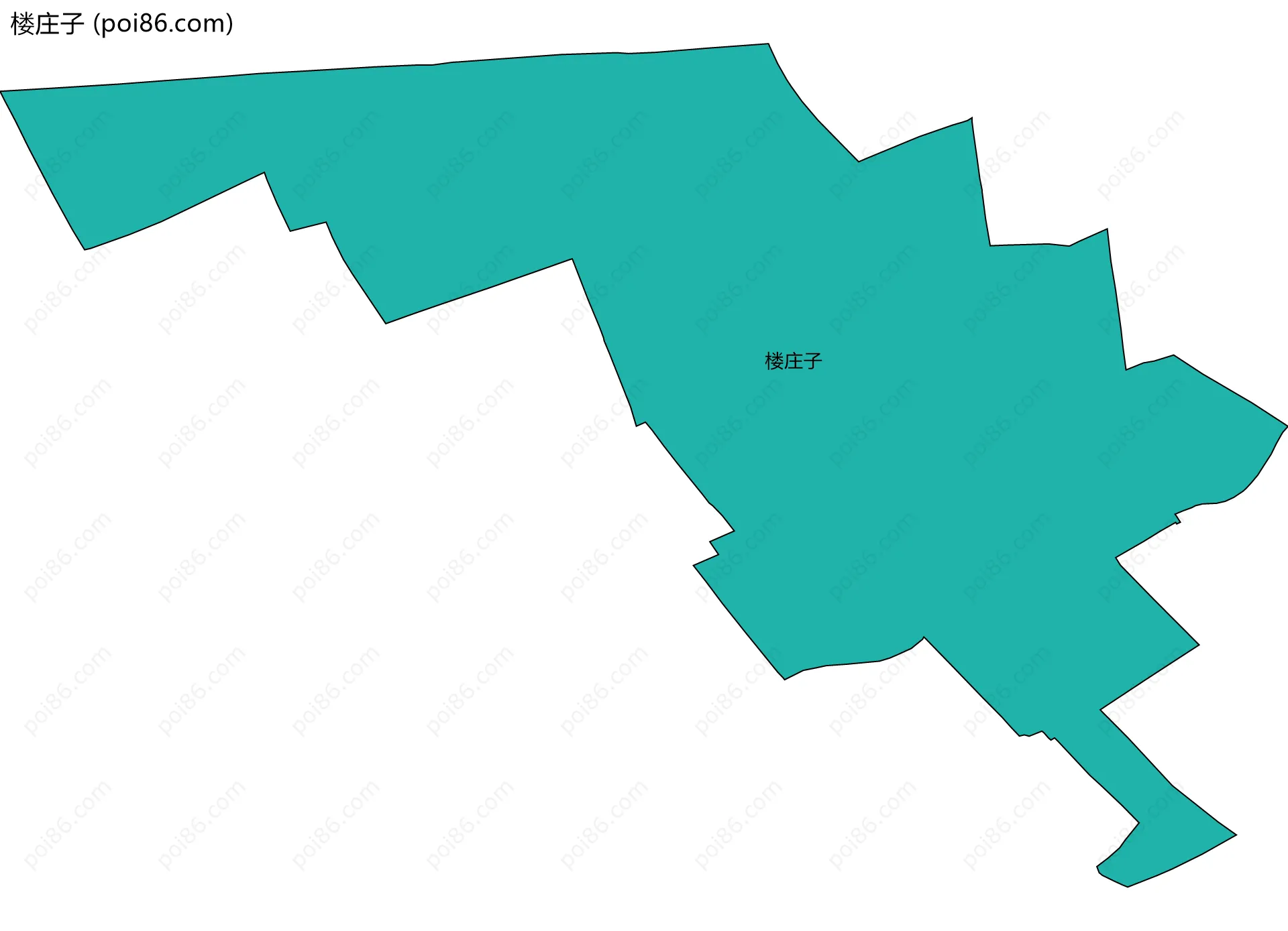 楼庄子边界地图