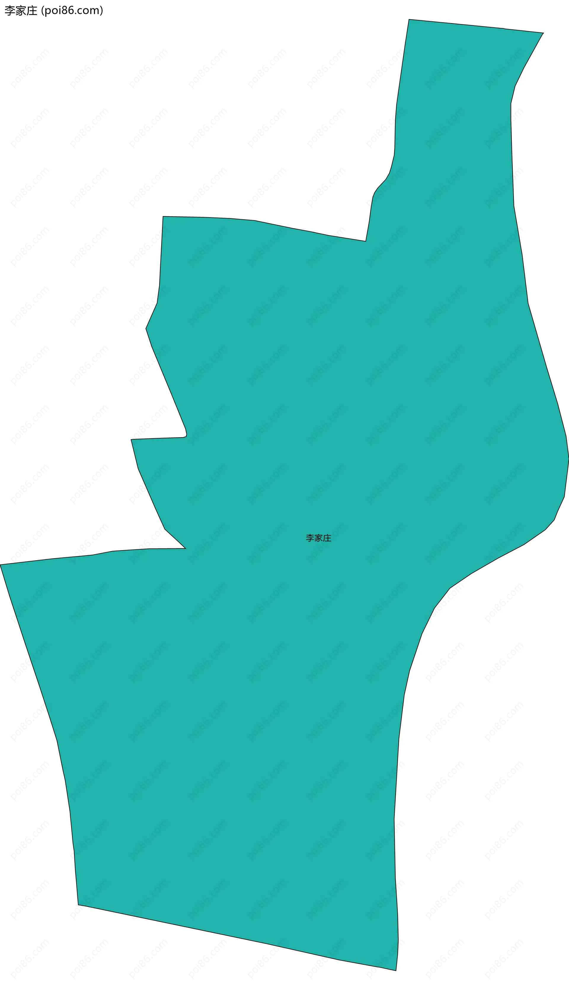 李家庄边界地图