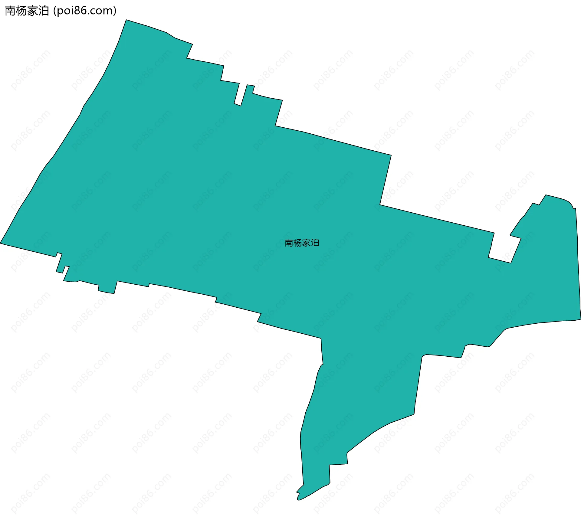 南杨家泊边界地图