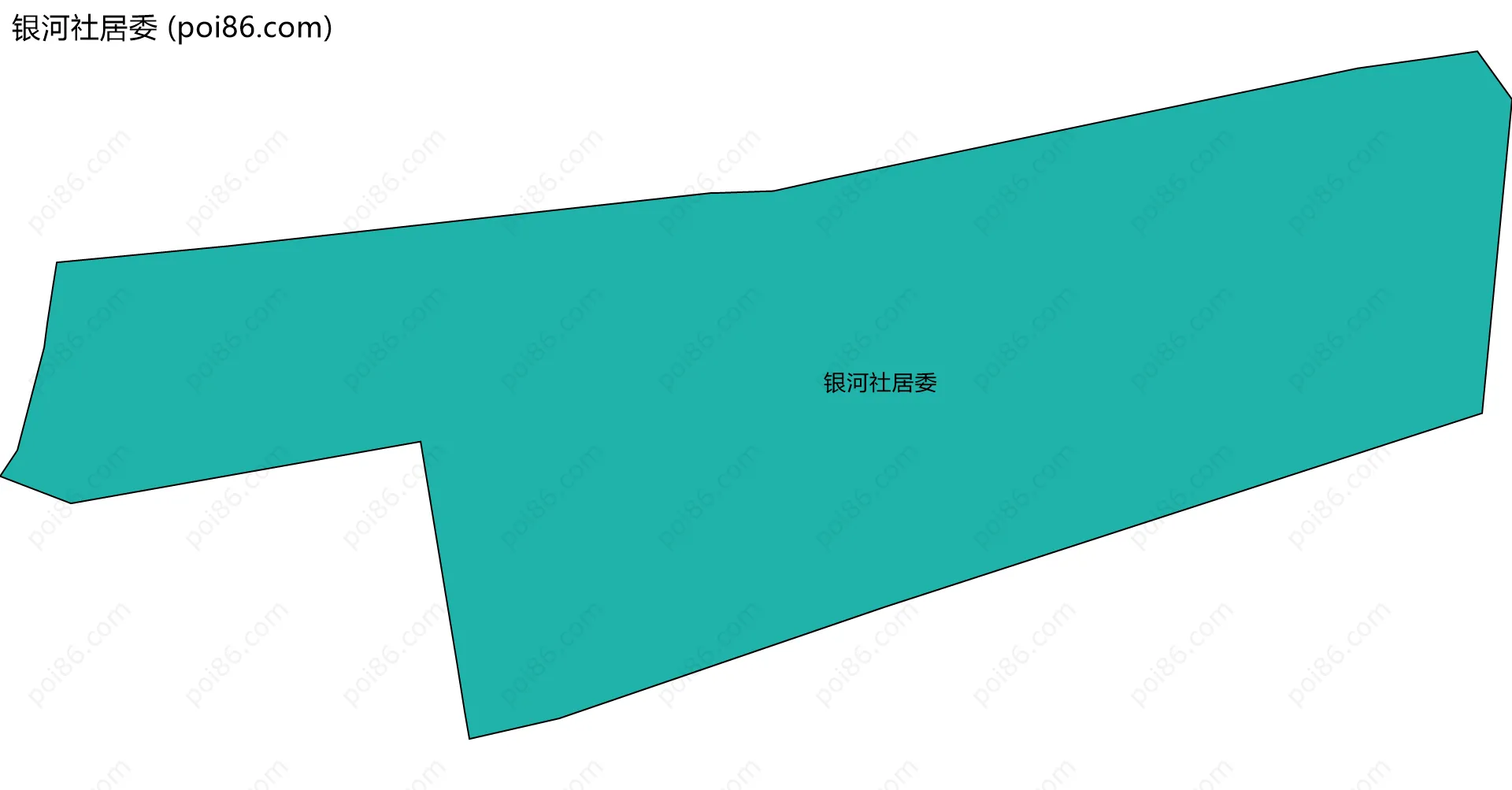 银河社居委边界地图