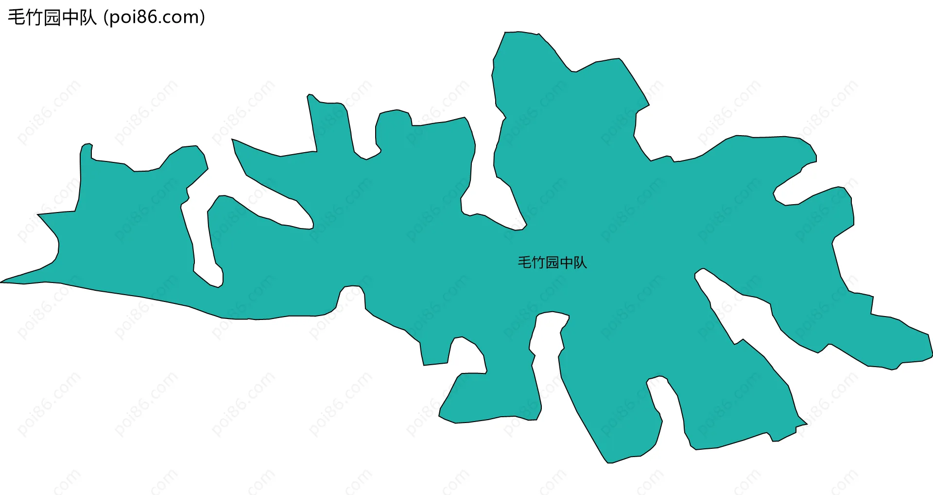 毛竹园中队边界地图