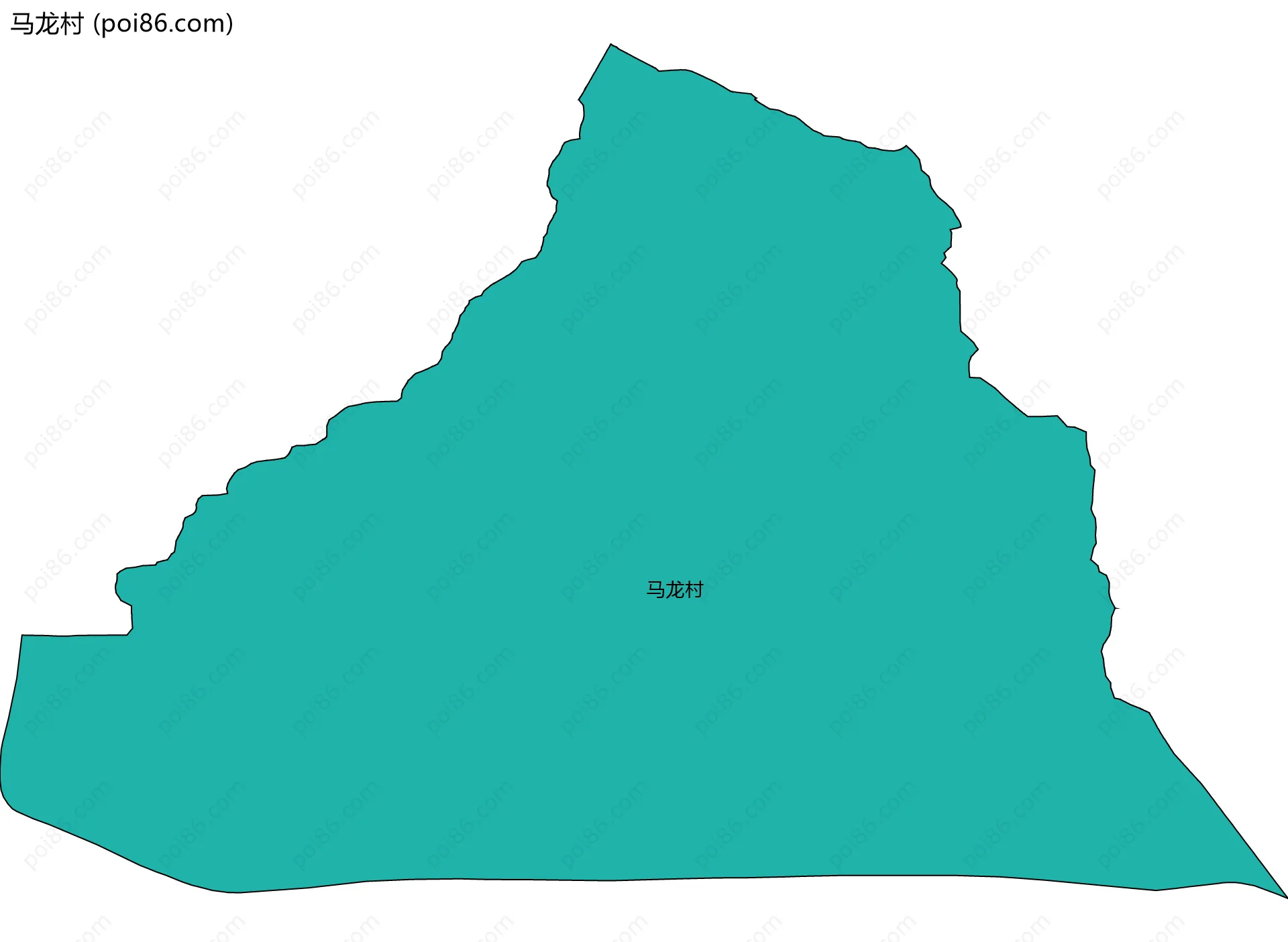 马龙村边界地图