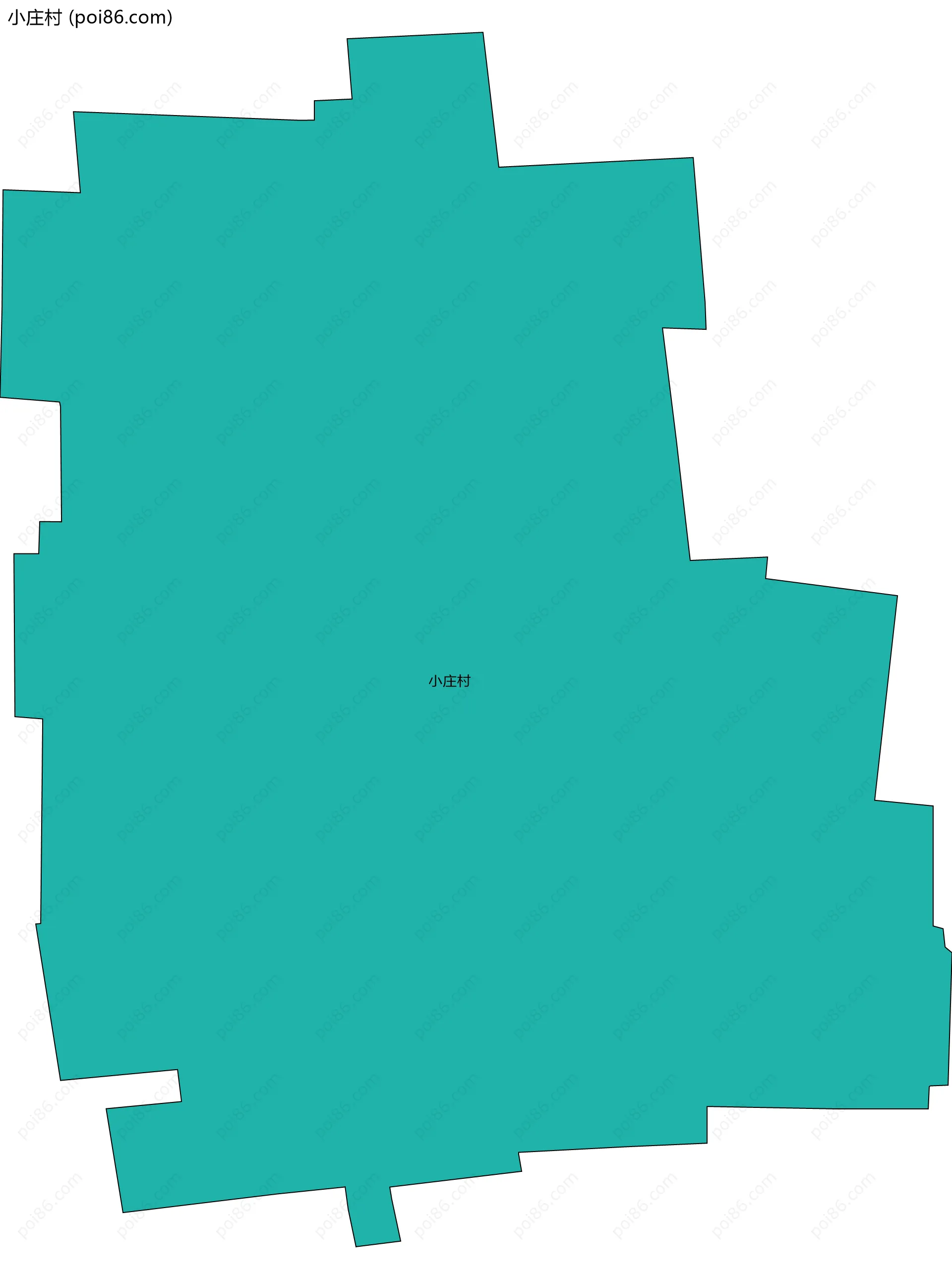 小庄村边界地图