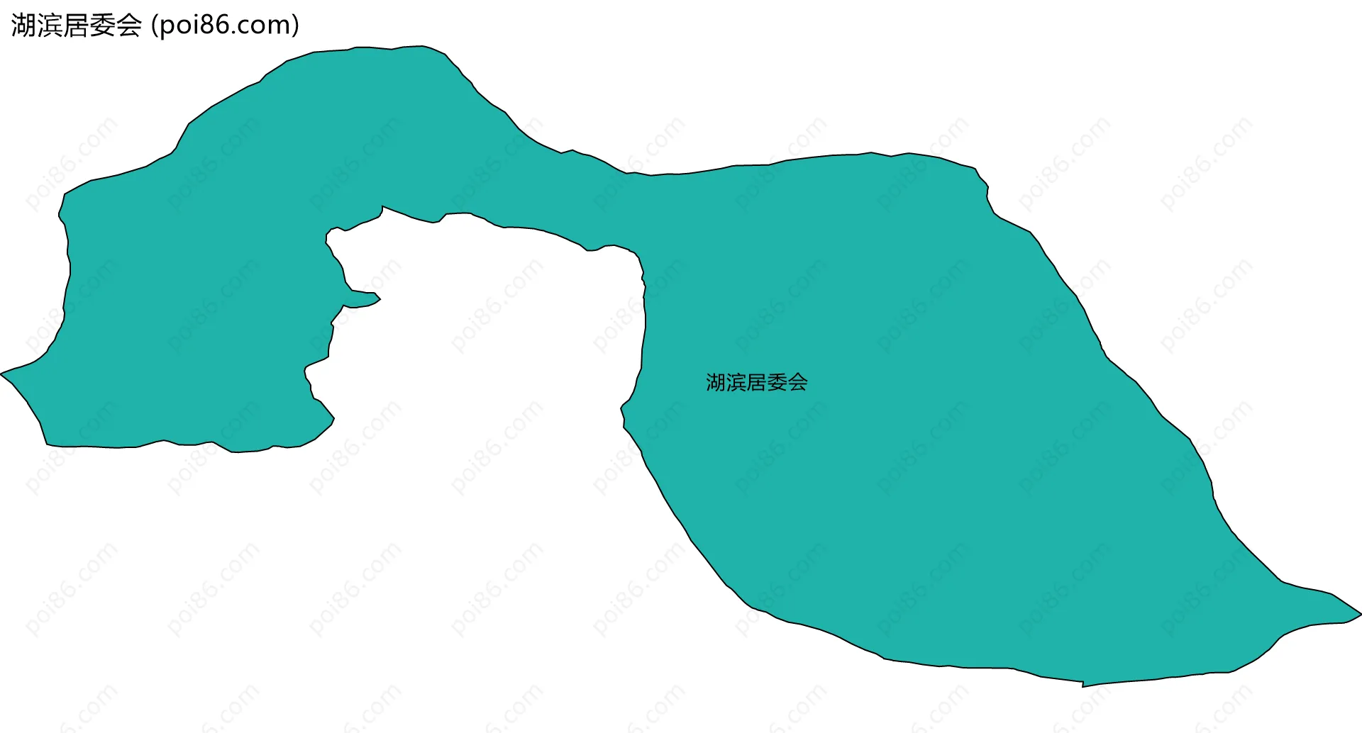 湖滨居委会边界地图