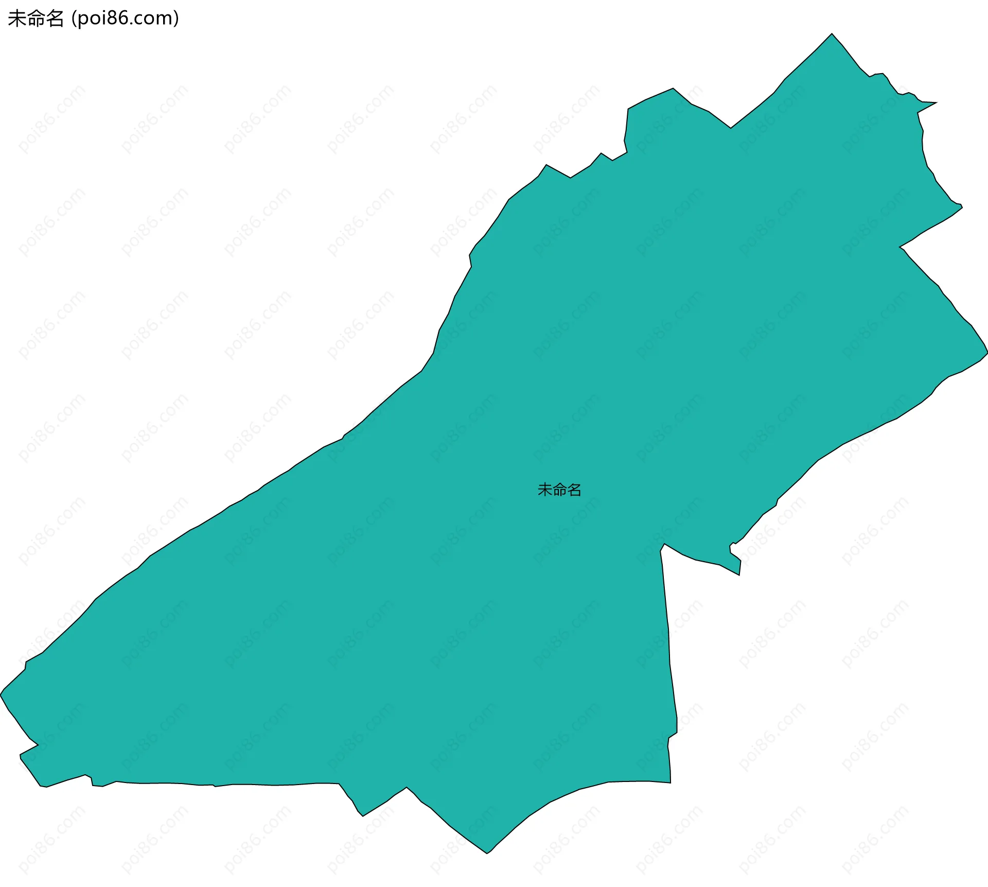 未命名边界地图