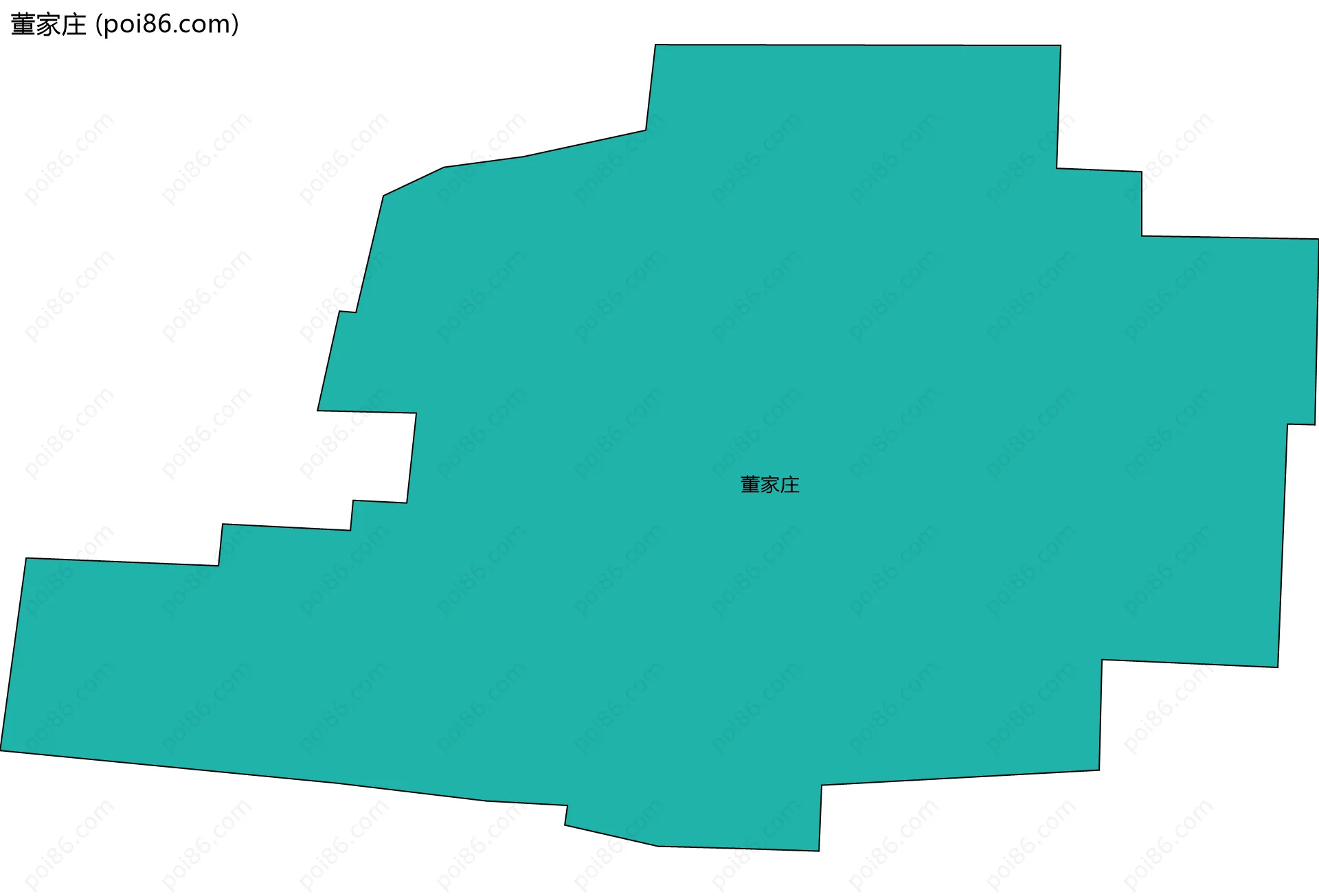董家庄边界地图