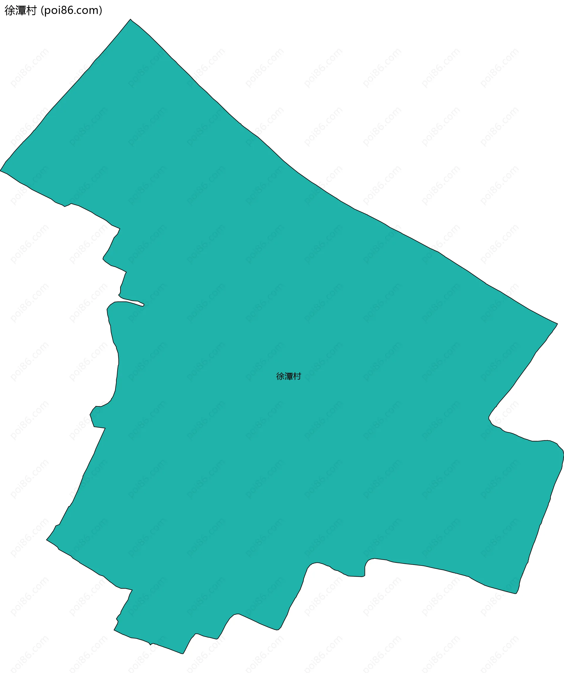 徐潭村边界地图