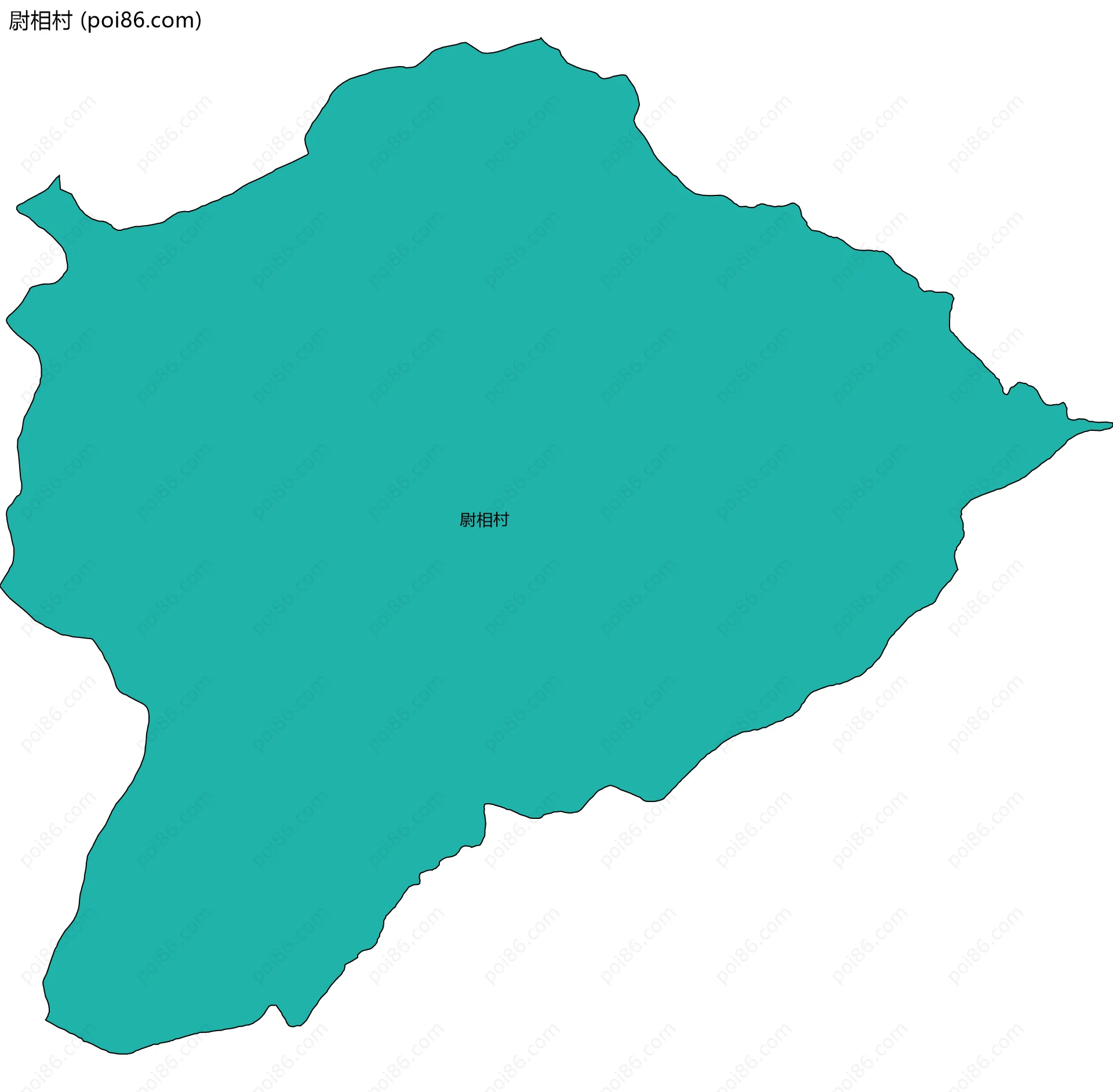 尉相村边界地图