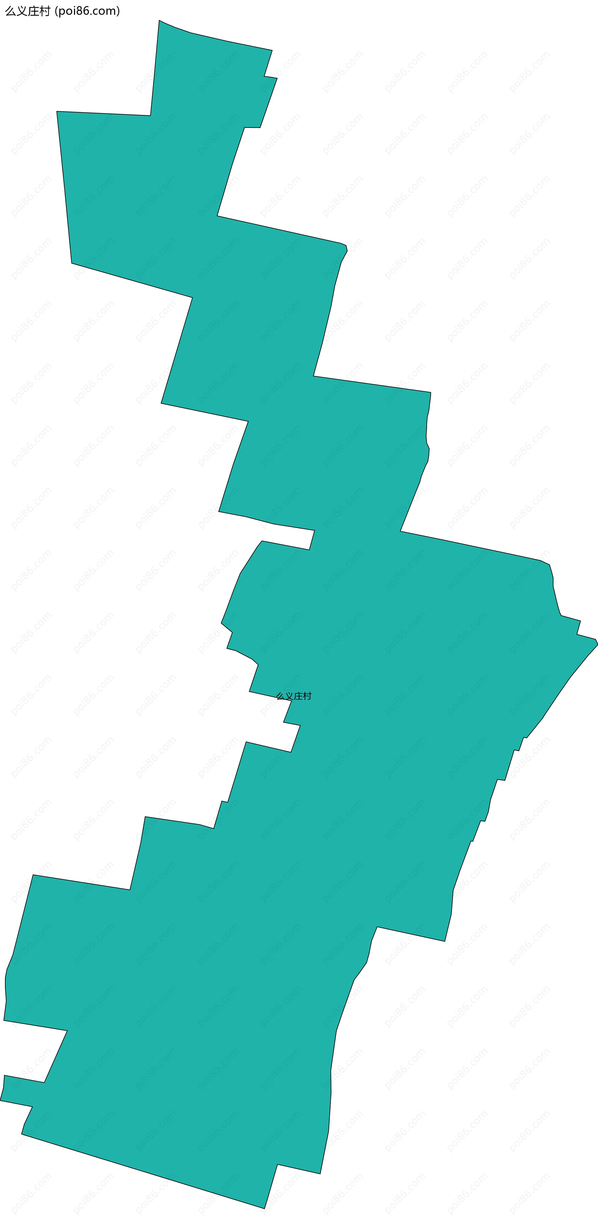 么义庄村边界地图