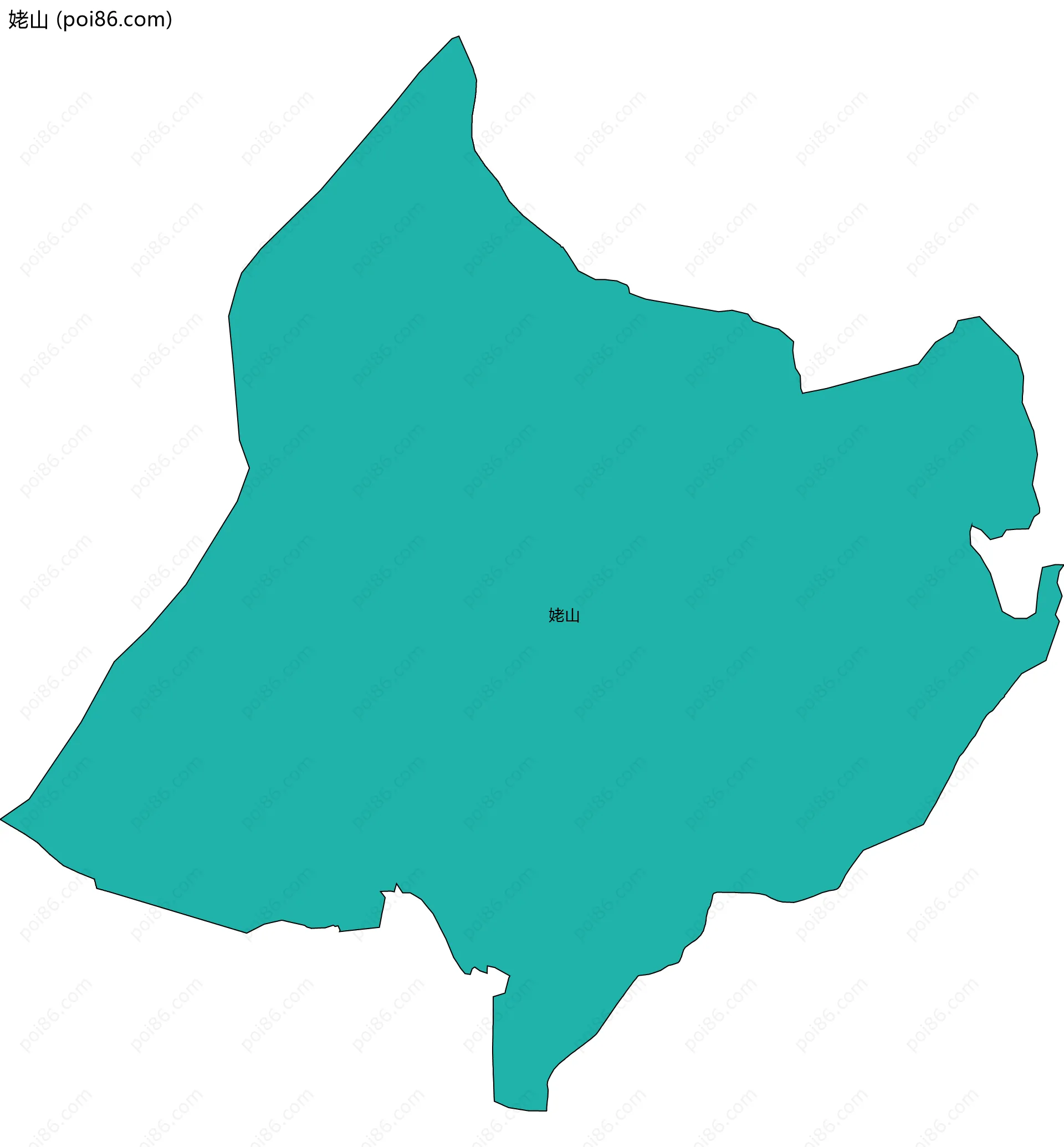 姥山边界地图