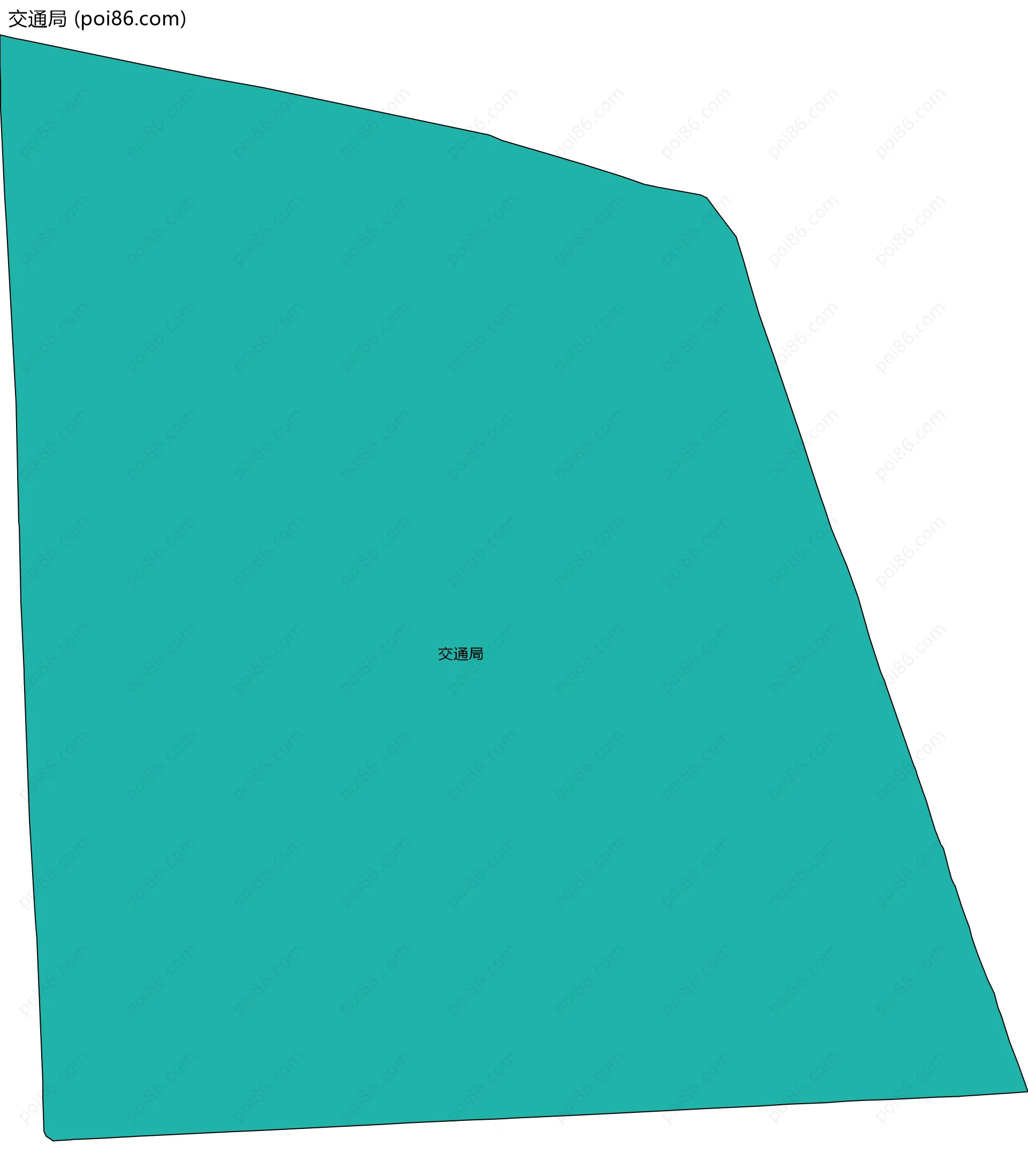 交通局边界地图