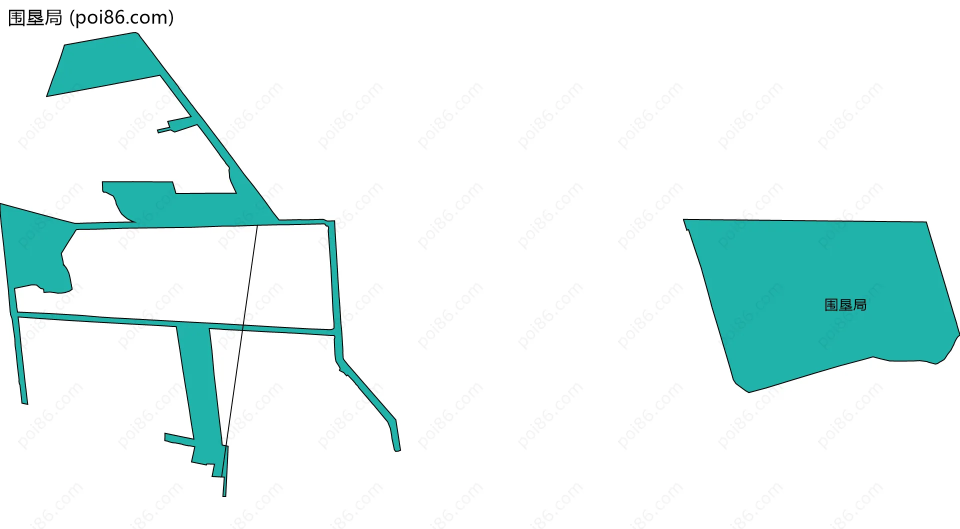 围垦局边界地图