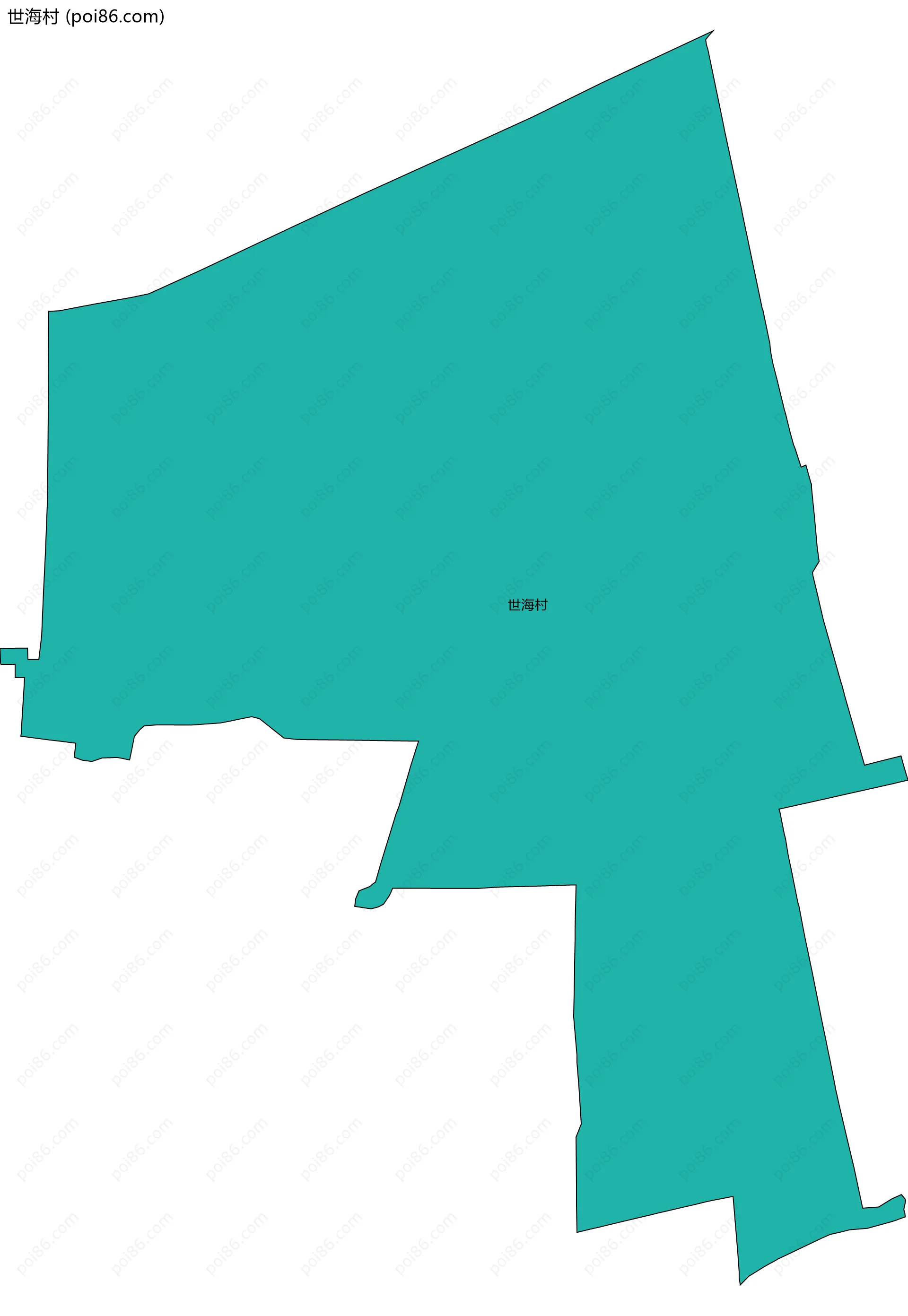 世海村边界地图