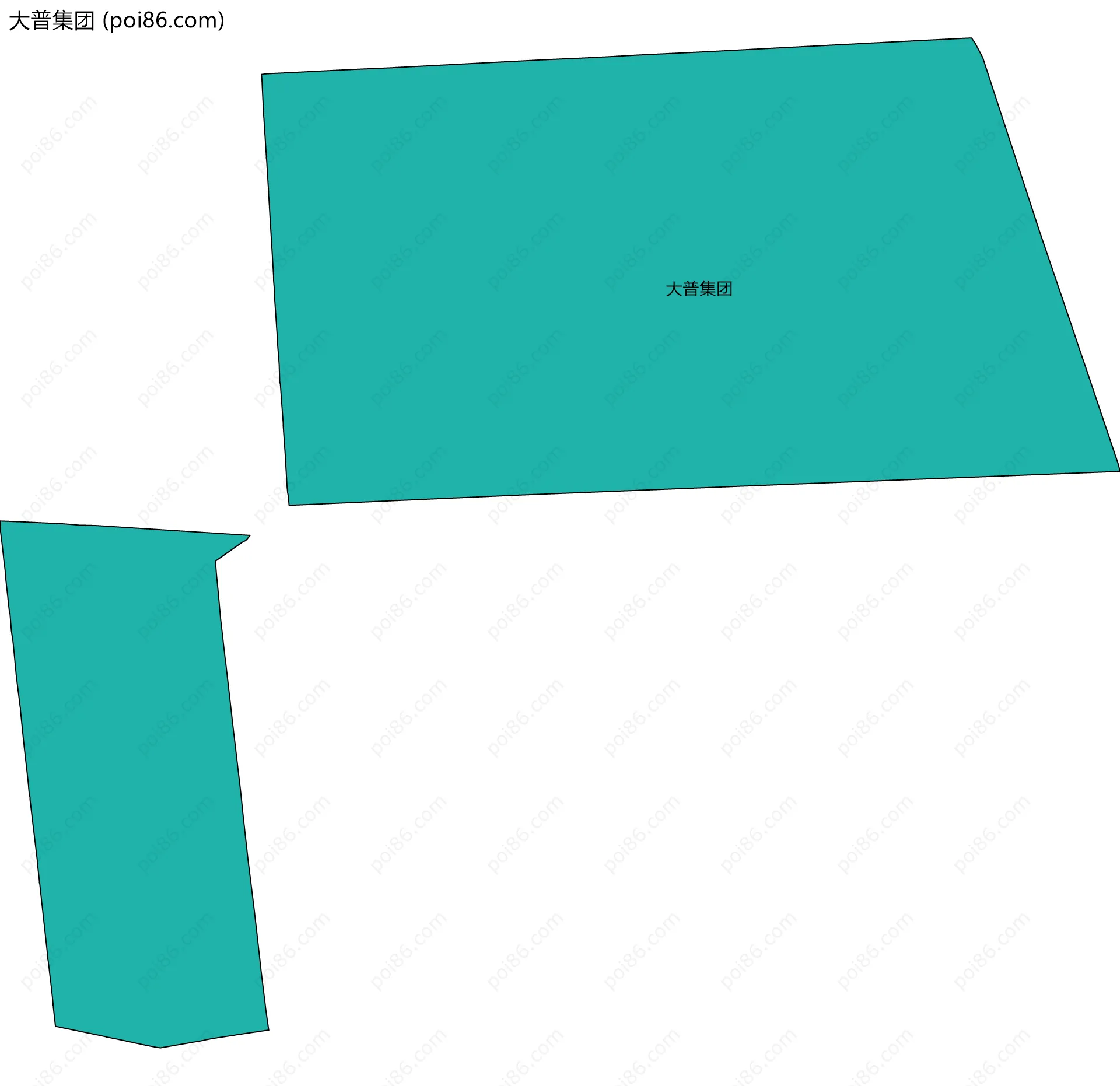 大普集团边界地图