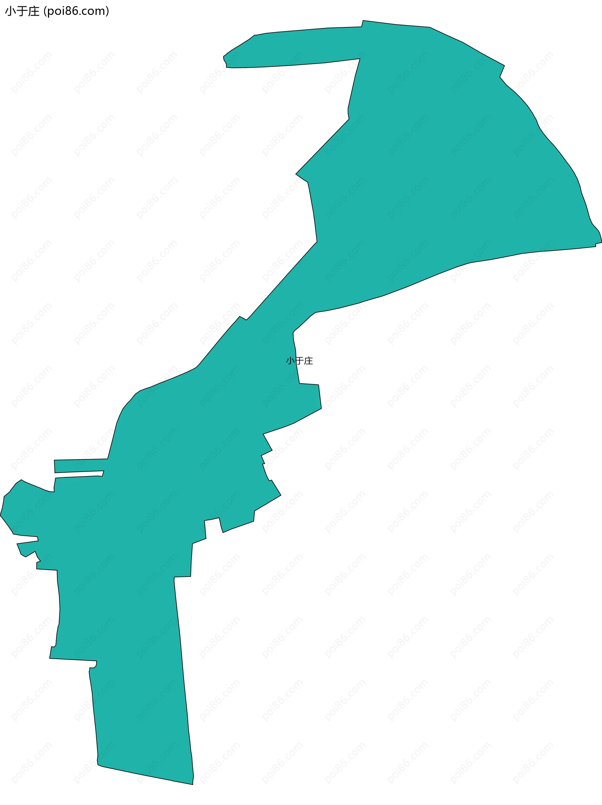 小于庄边界地图