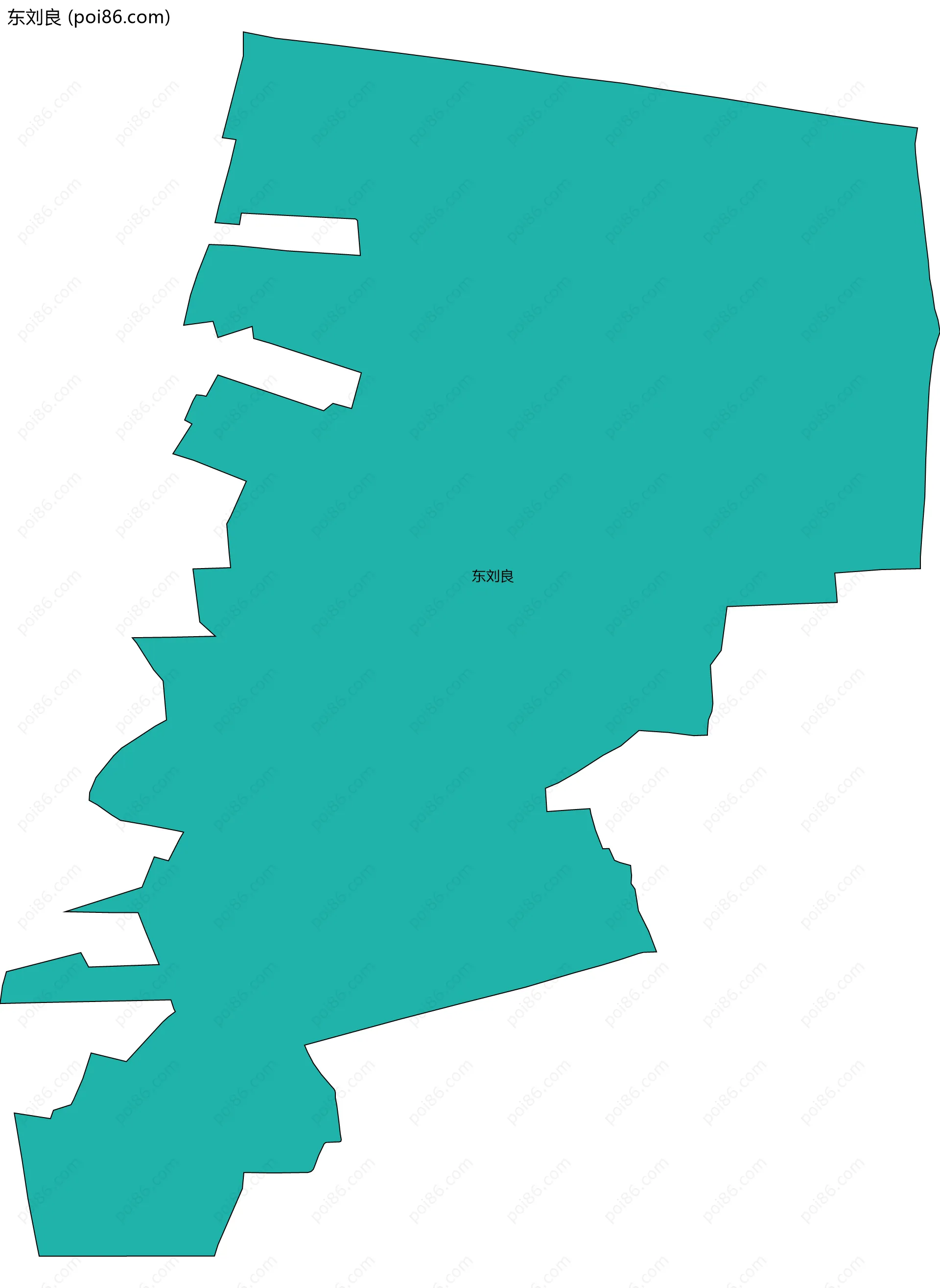 东刘良边界地图