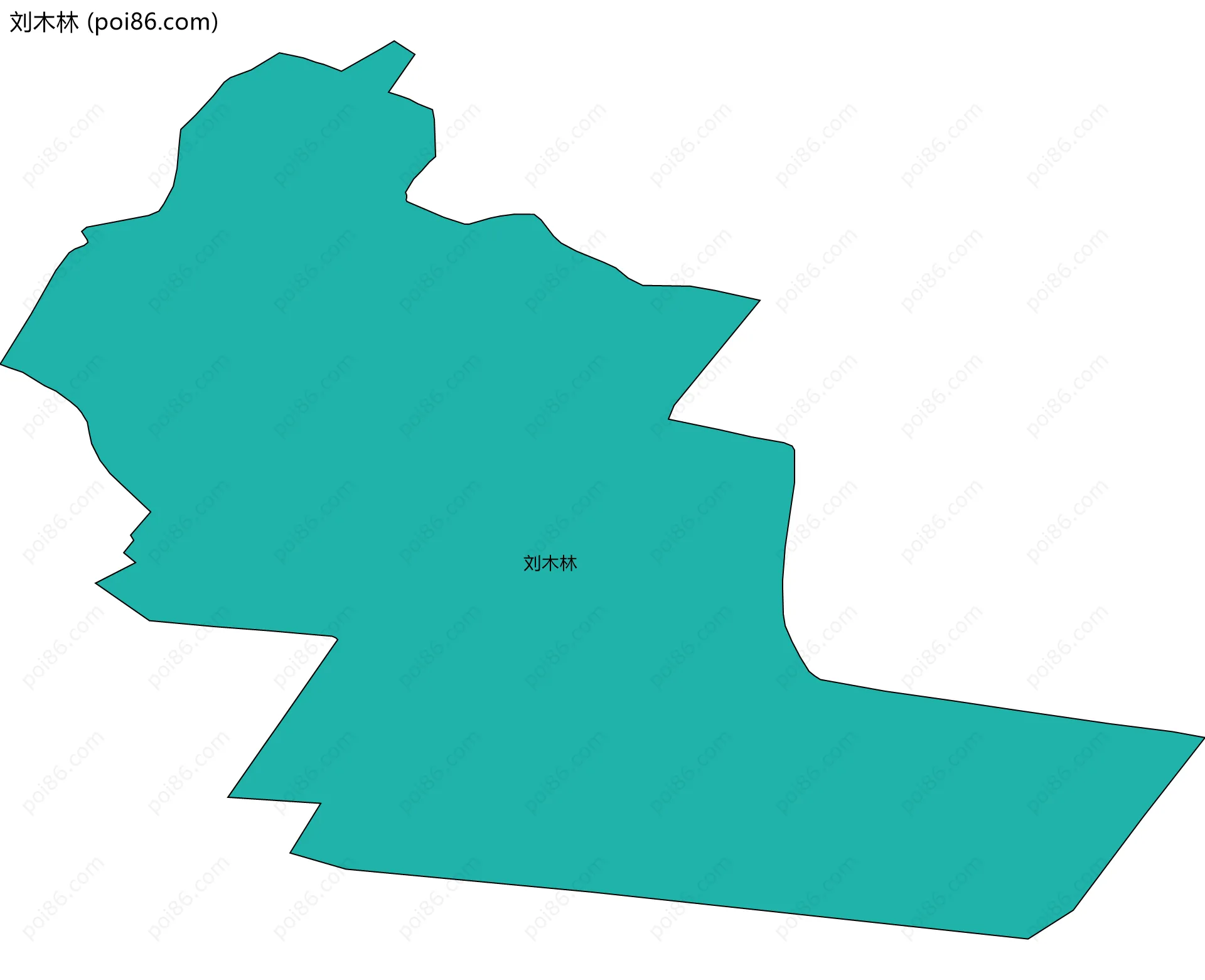 刘木林边界地图