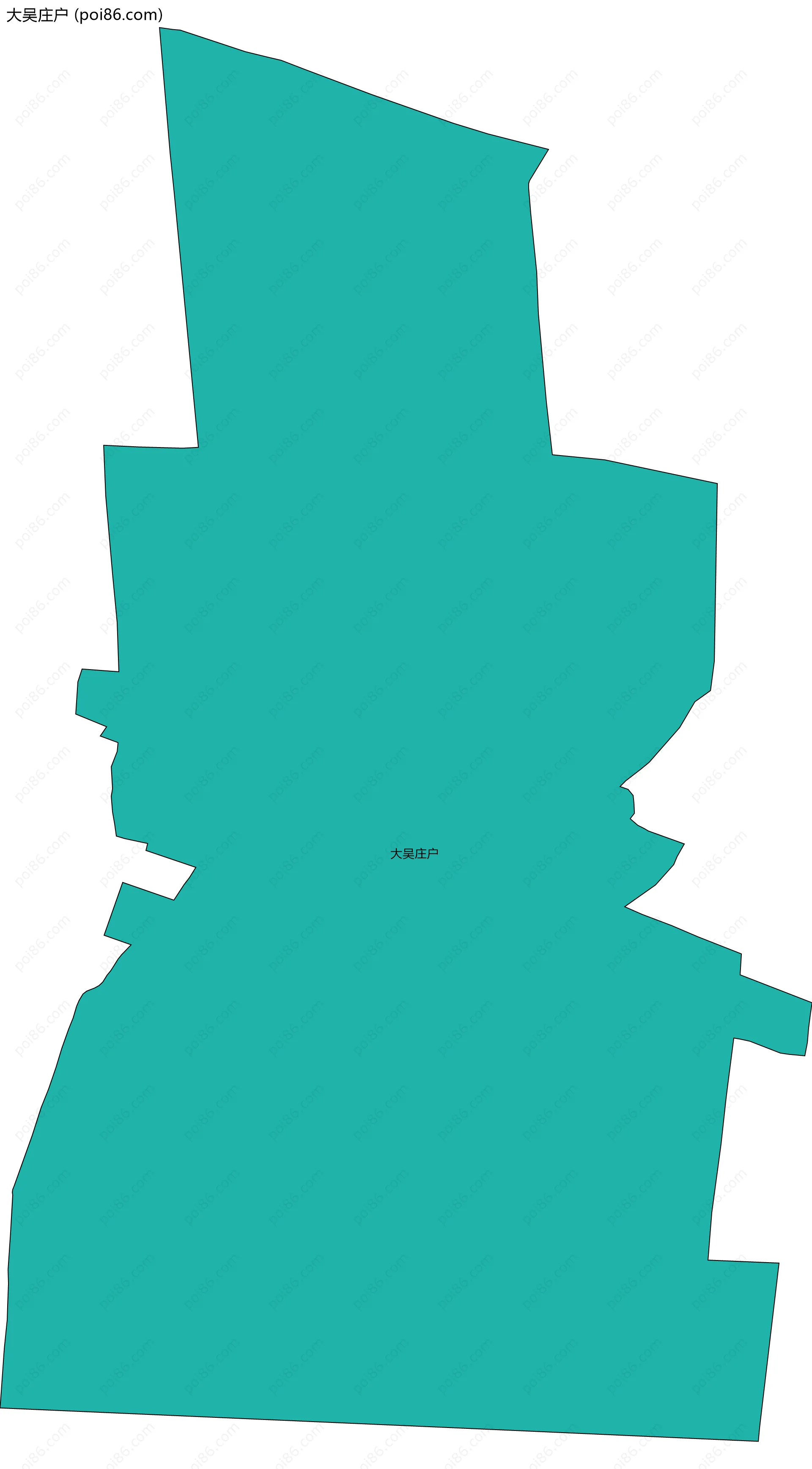 大吴庄户边界地图