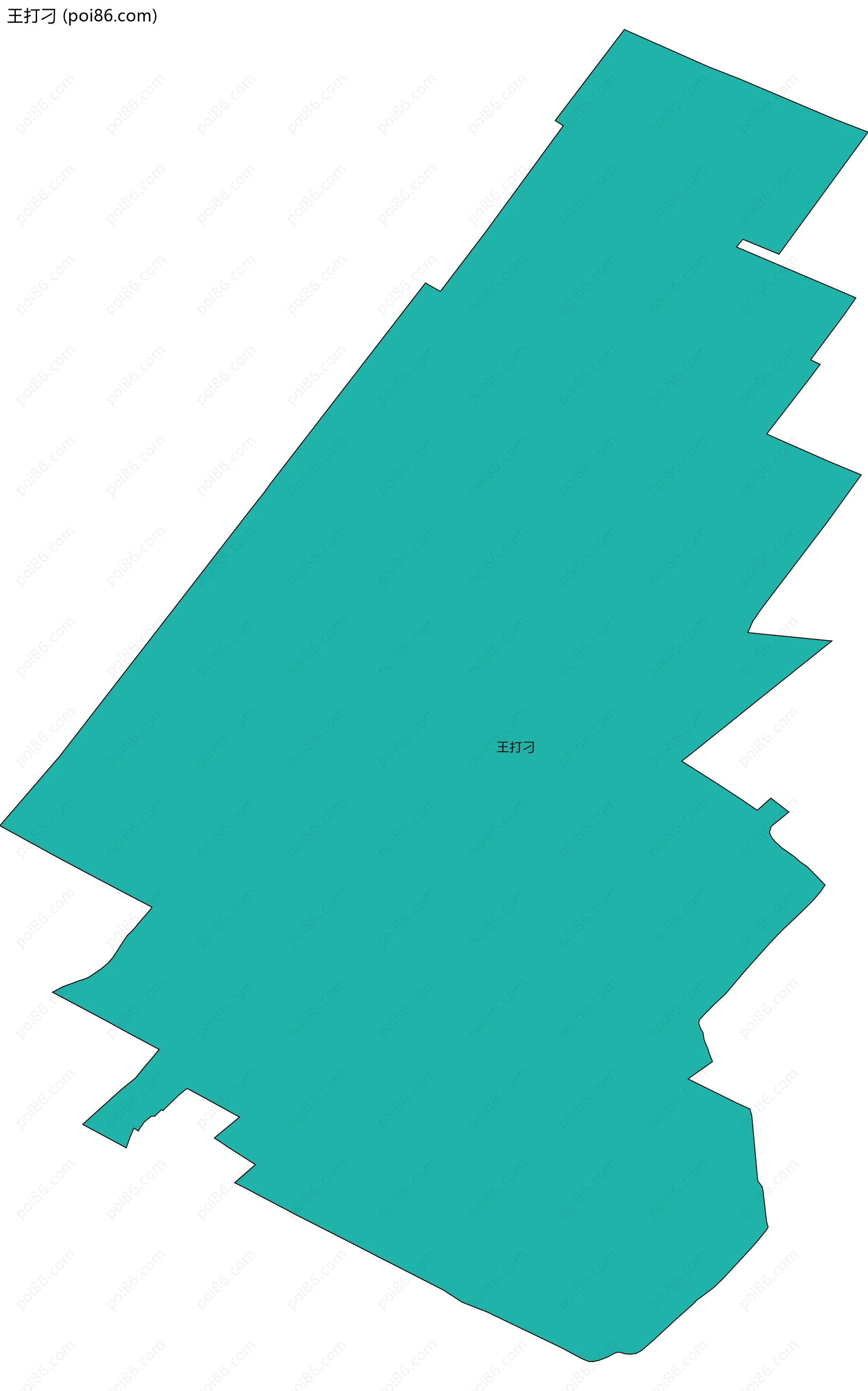 王打刁边界地图