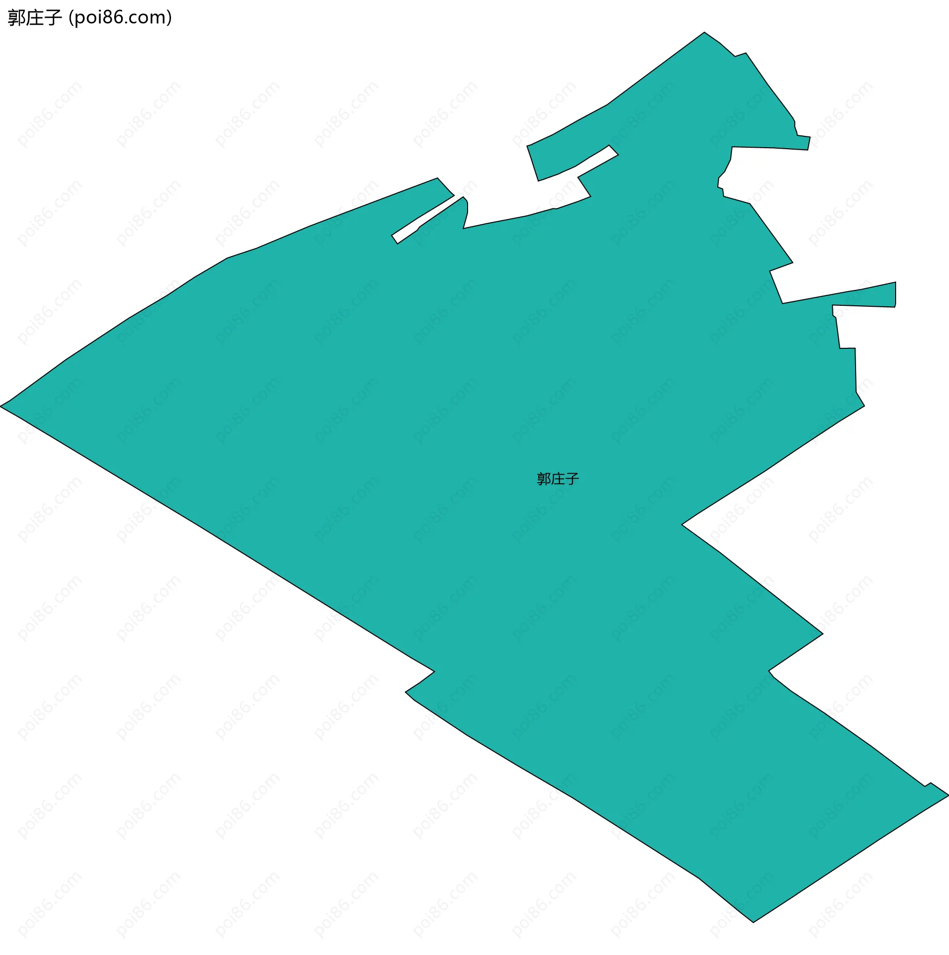 郭庄子边界地图