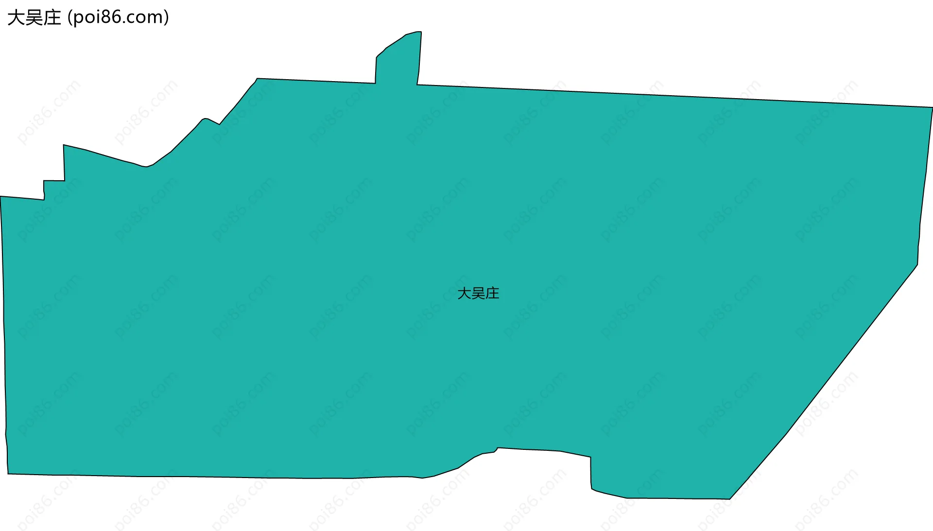 大吴庄边界地图