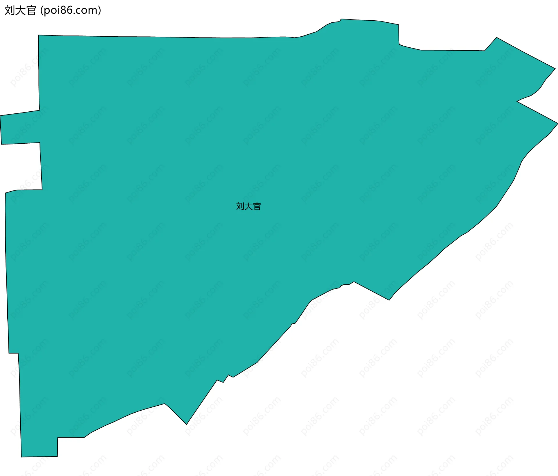 刘大官边界地图